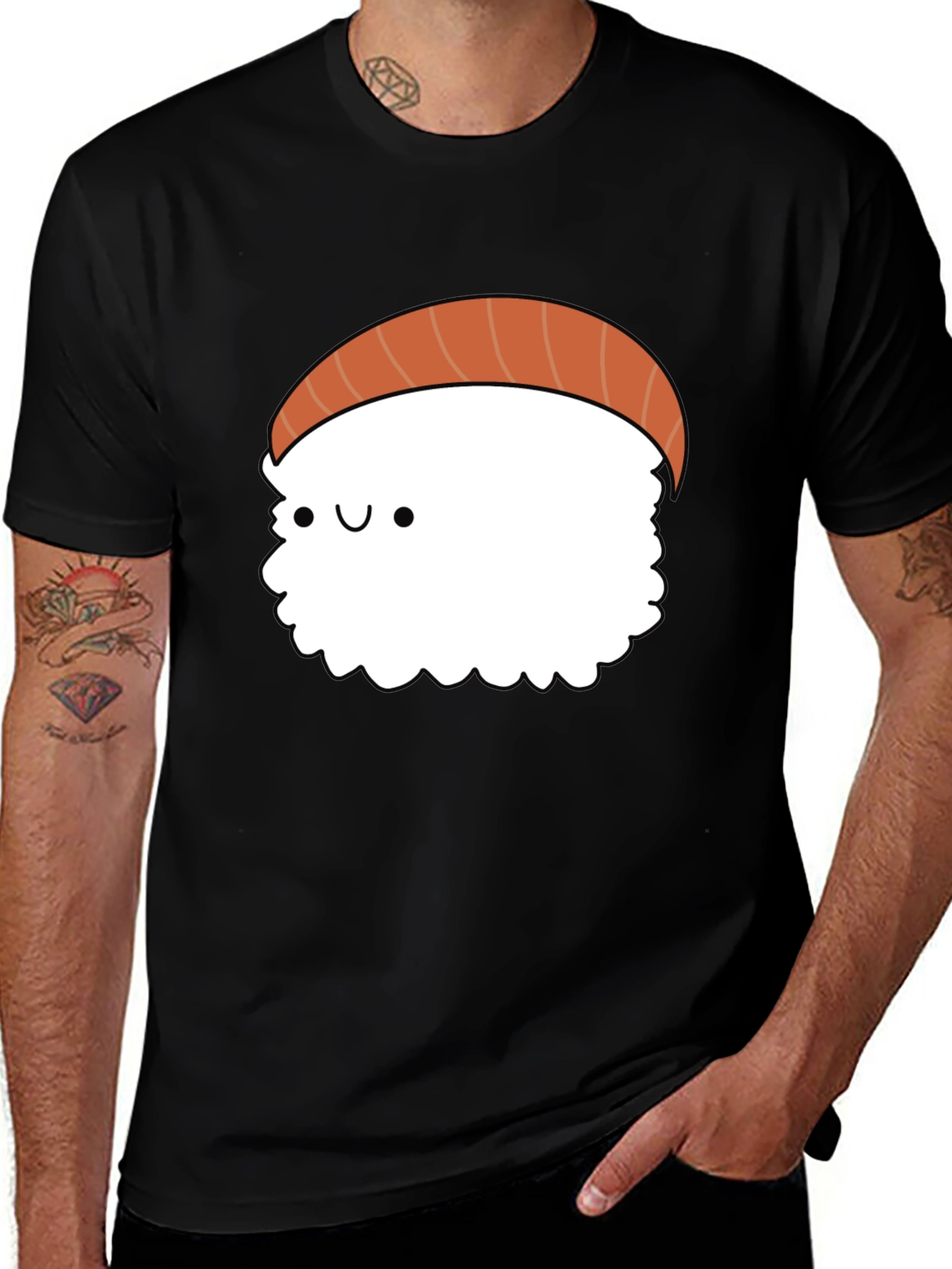 Variant 11 of Sushi Graphic Tee - Cute Foodie T-Shirt