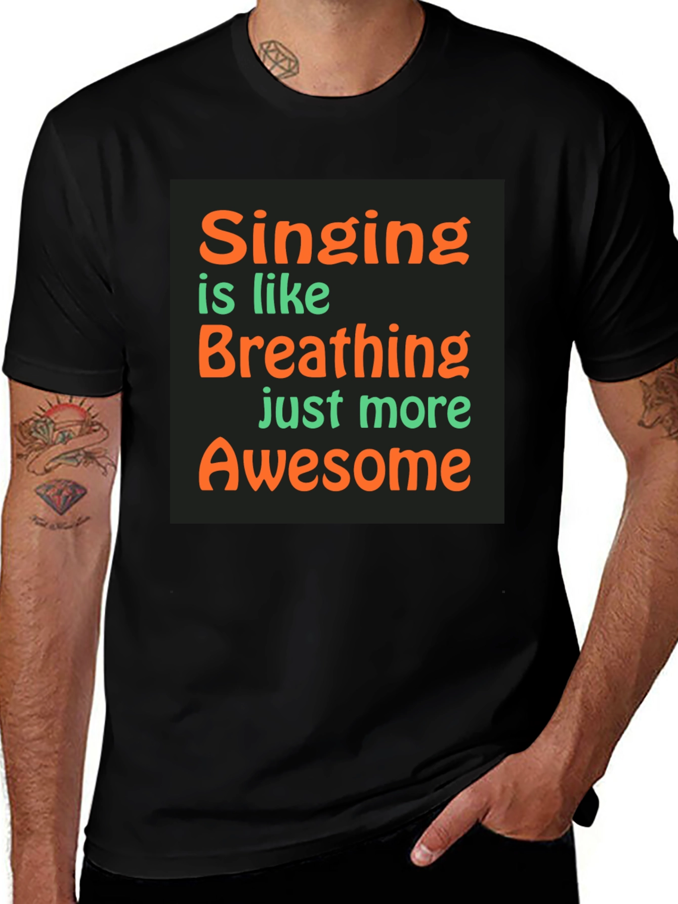 Variant 22 of Singing is Like Breathing T-Shirt