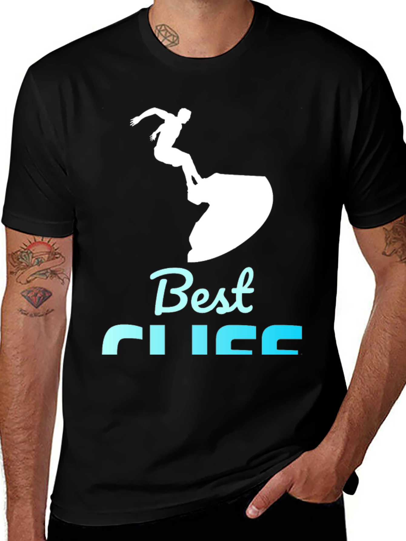Variant 20 of Best Cliff Diver T-Shirt, Cool Watersports Tee