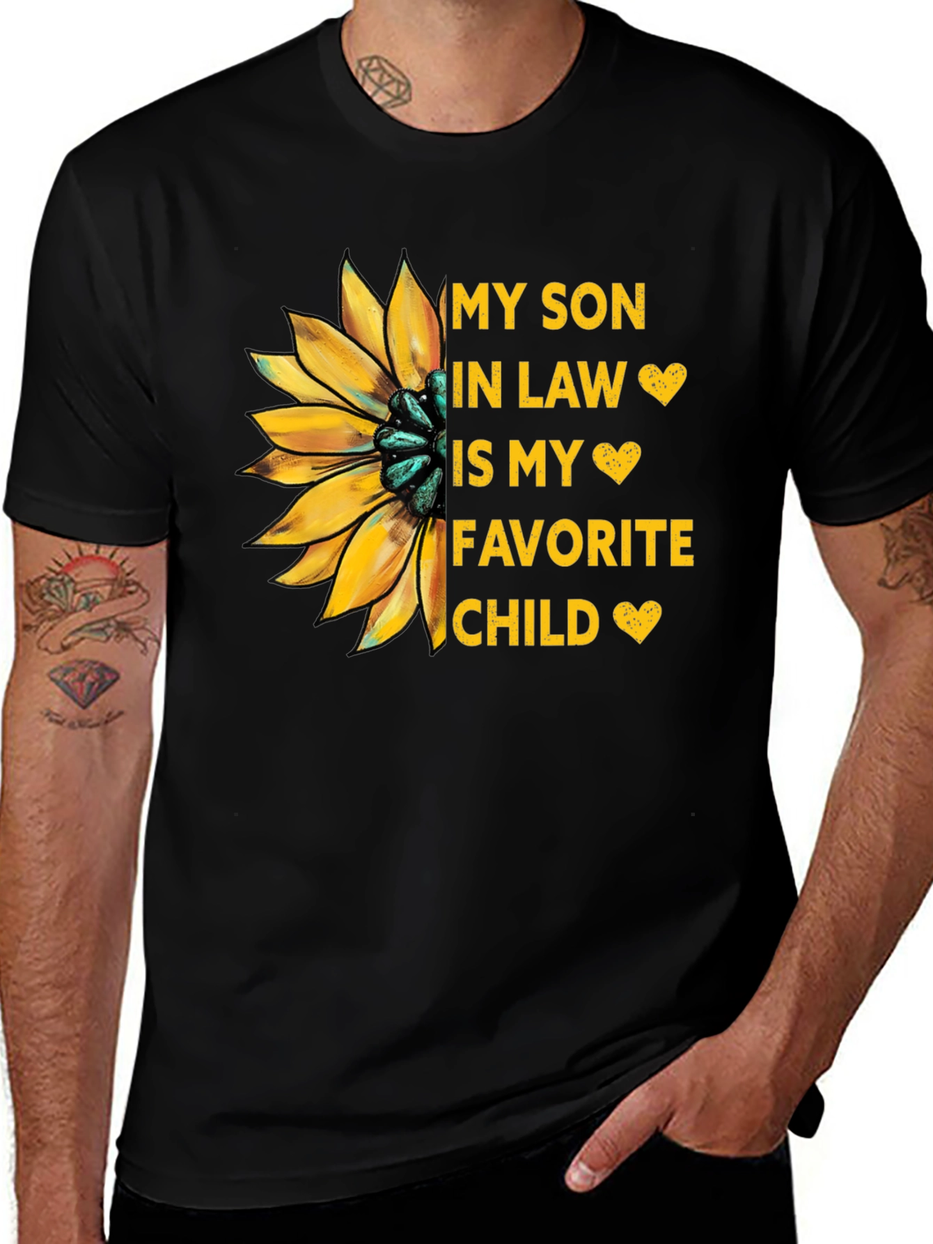 Variant 2 of Son-In-Law Sunflower T-Shirt