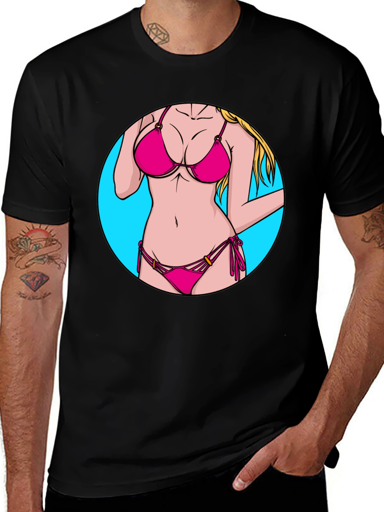 Variant 10 of Bikini Graphic Tee - Summer Ready Style!