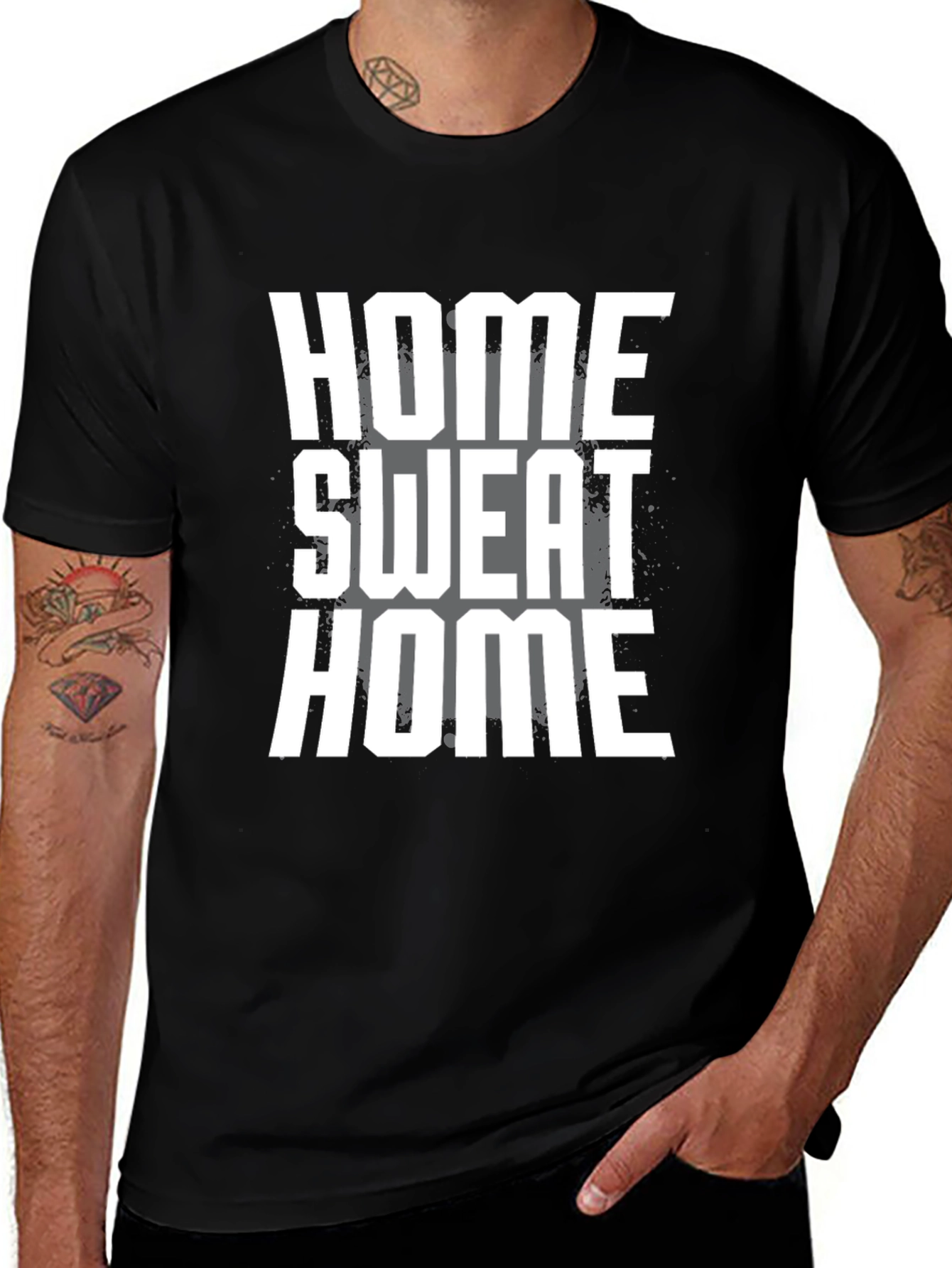 Variant 17 of Home Sweat Home T-Shirt - Gym Workout Tee