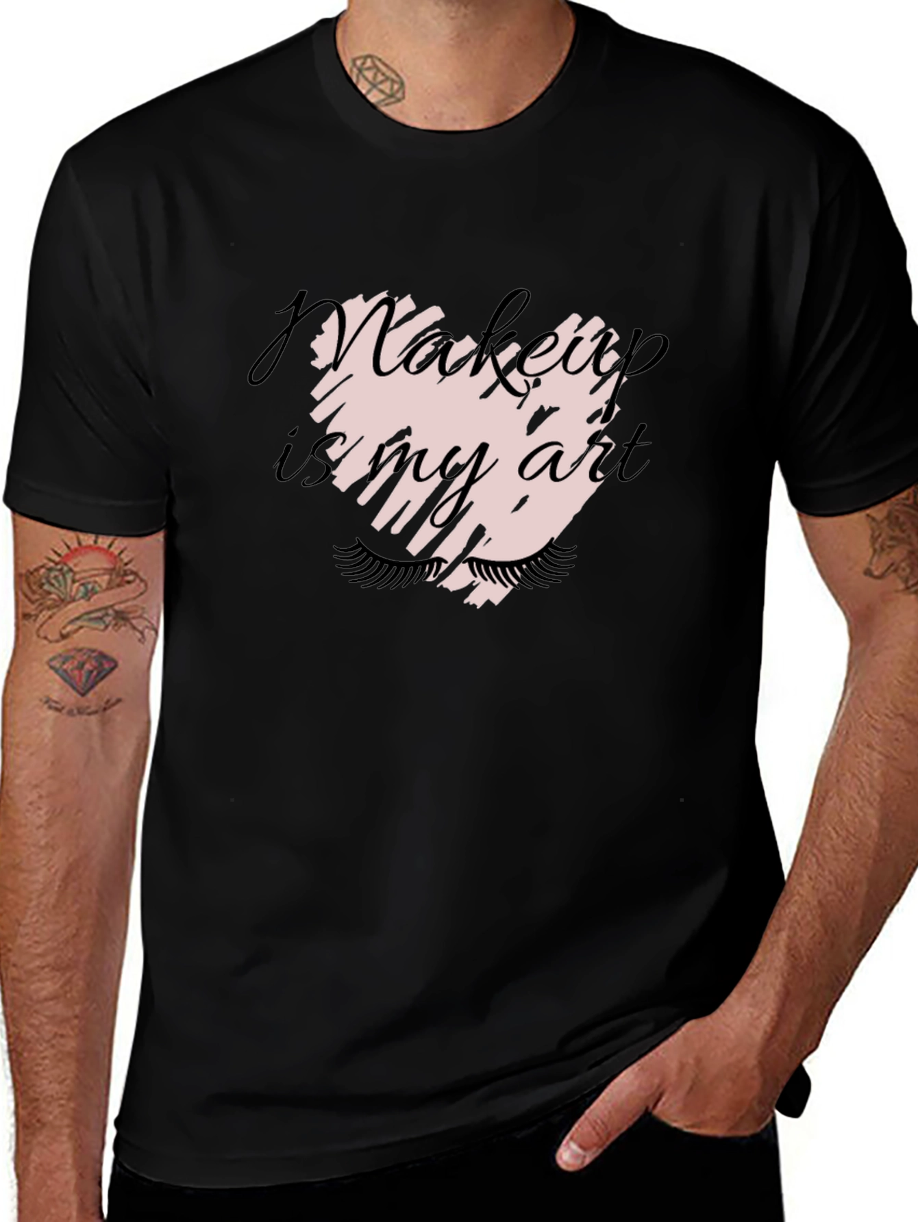 Variant 14 of Makeup is My Art Graphic T-Shirt