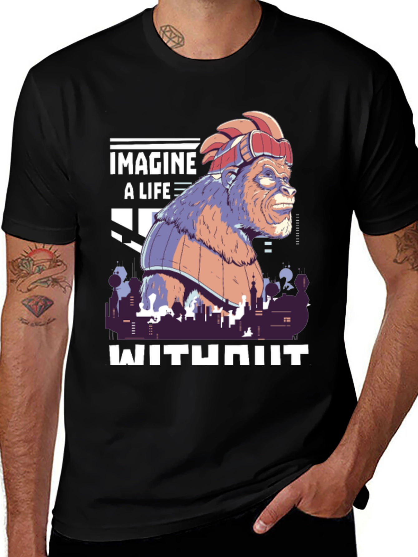 Variant 20 of Imagine a Life Without T-Shirt