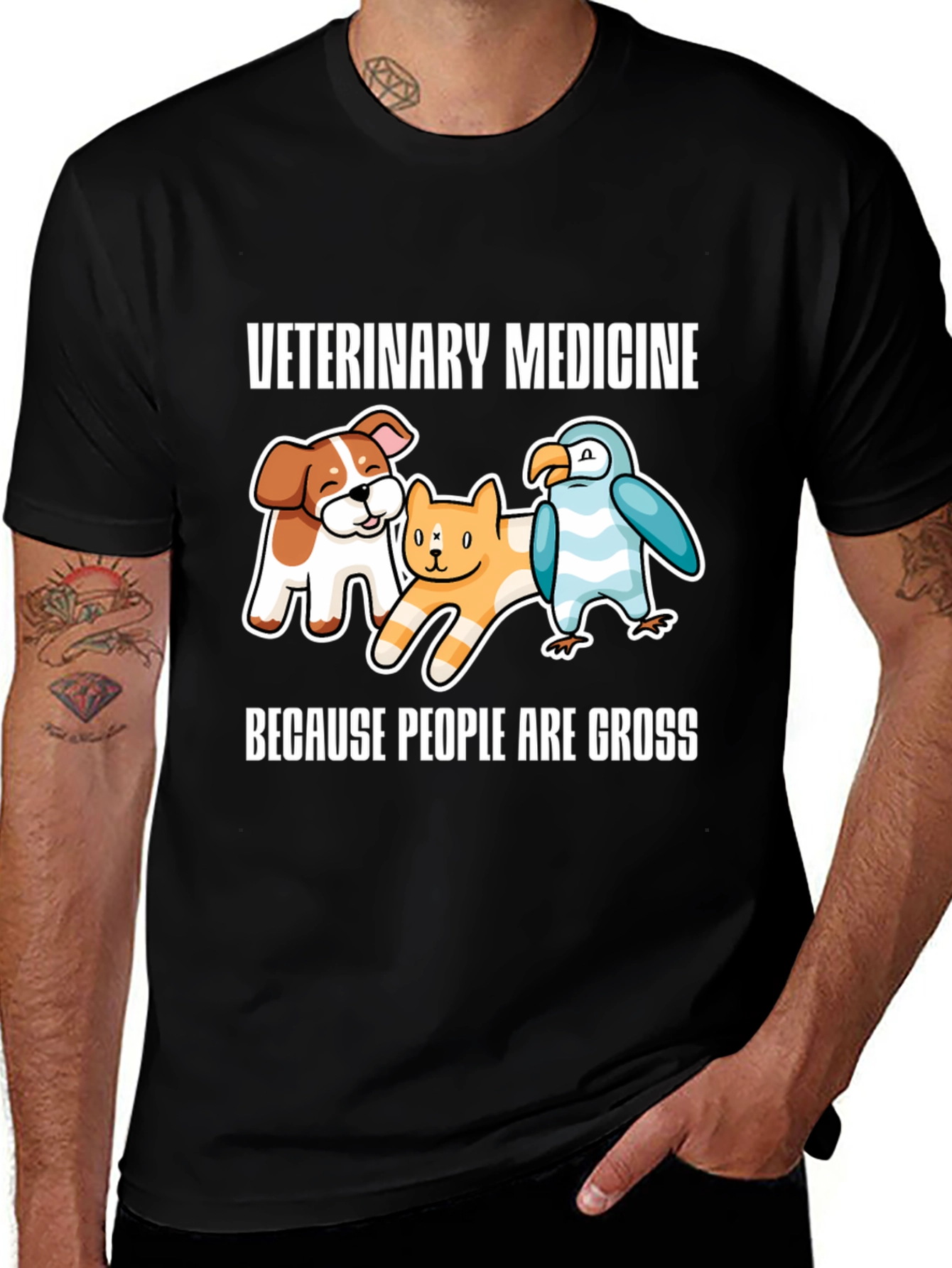 Variant 9 of Veterinary Medicine T-Shirt: Animal Lover Tee