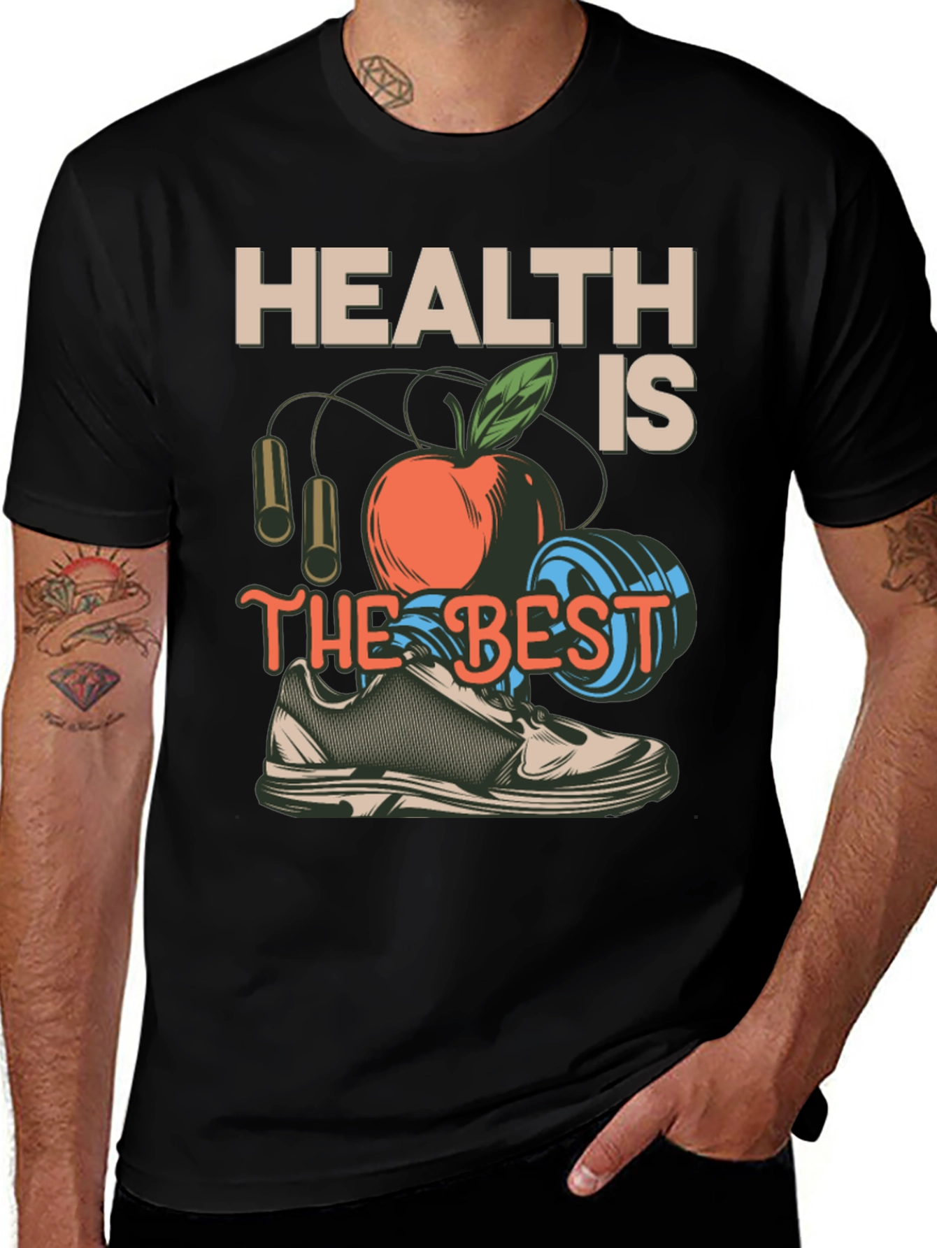 Variant 17 of Health is The Best T-Shirt
