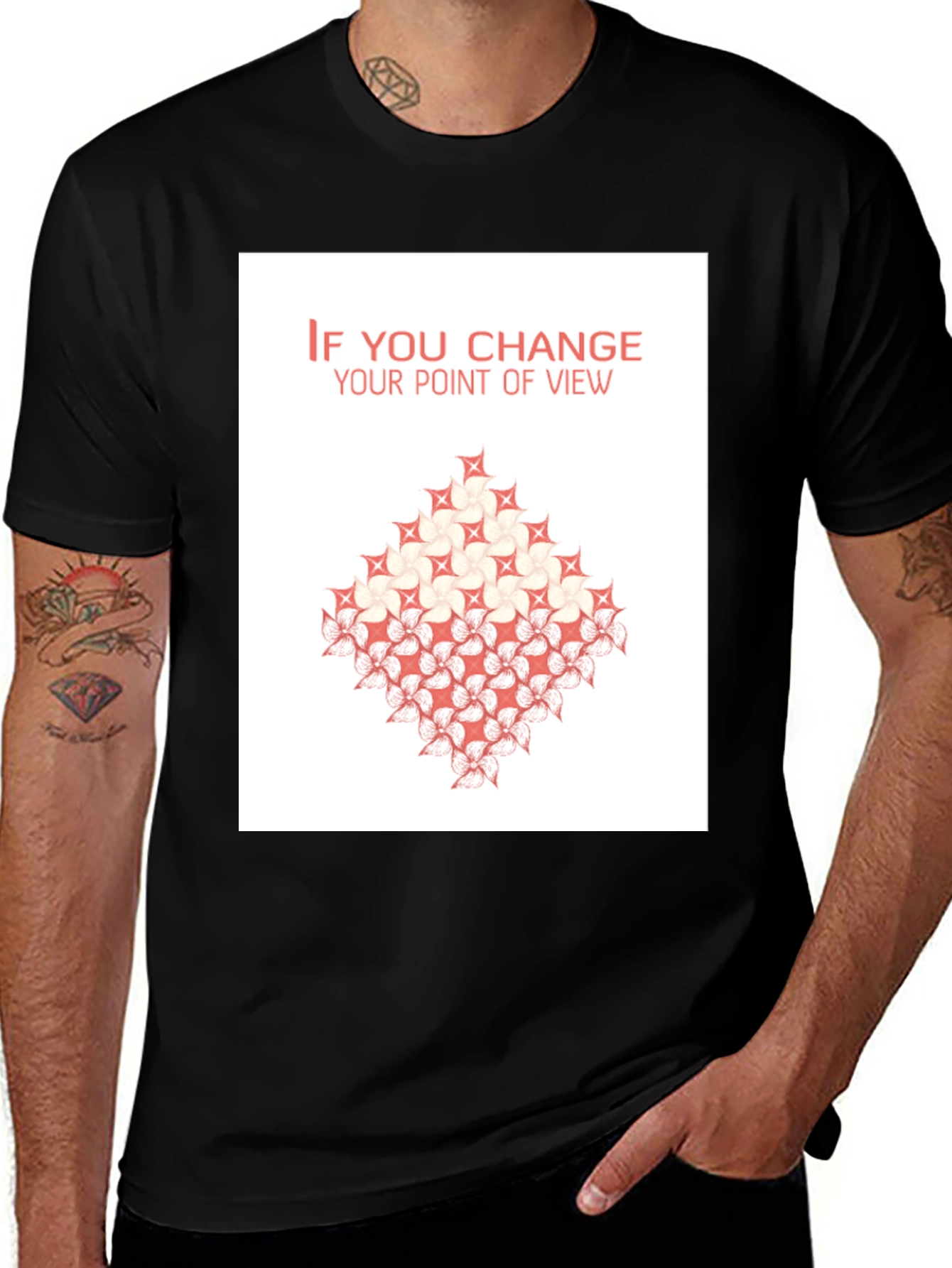 Variant 30 of Change Your Point of View T-Shirt