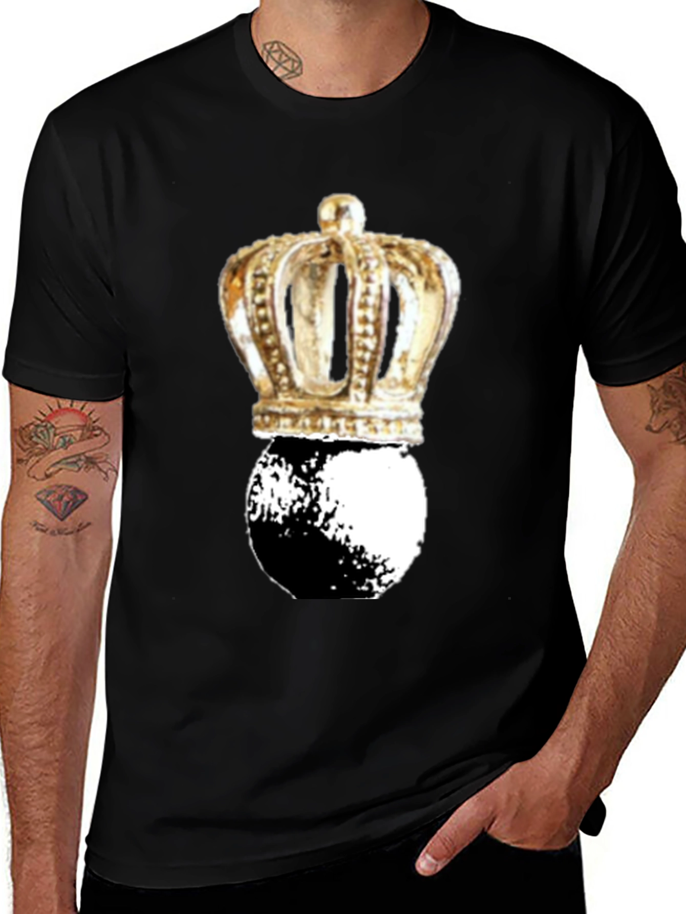 Crown Graphic T-Shirt - Royal Style