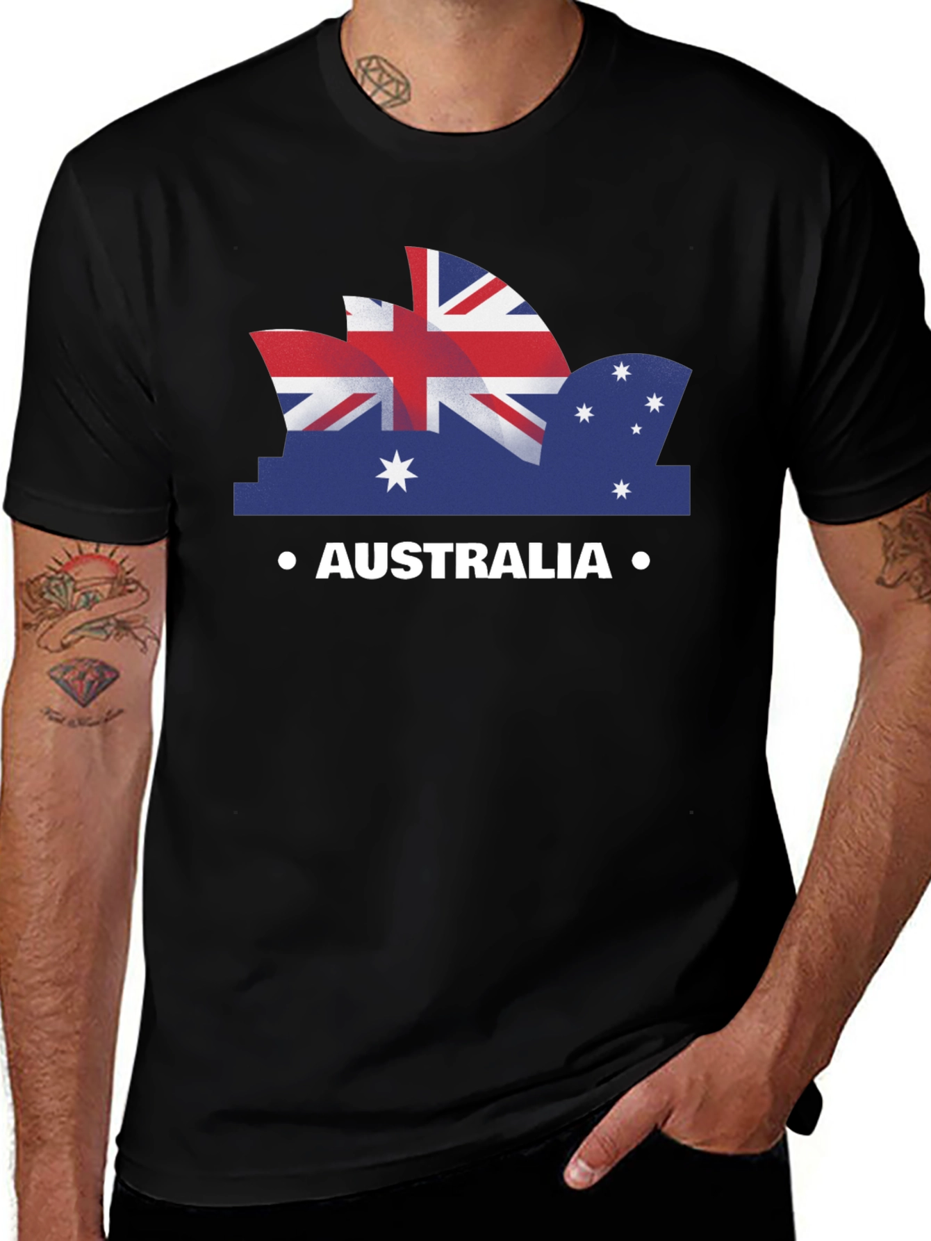 Australia Flag Graphic T-Shirt