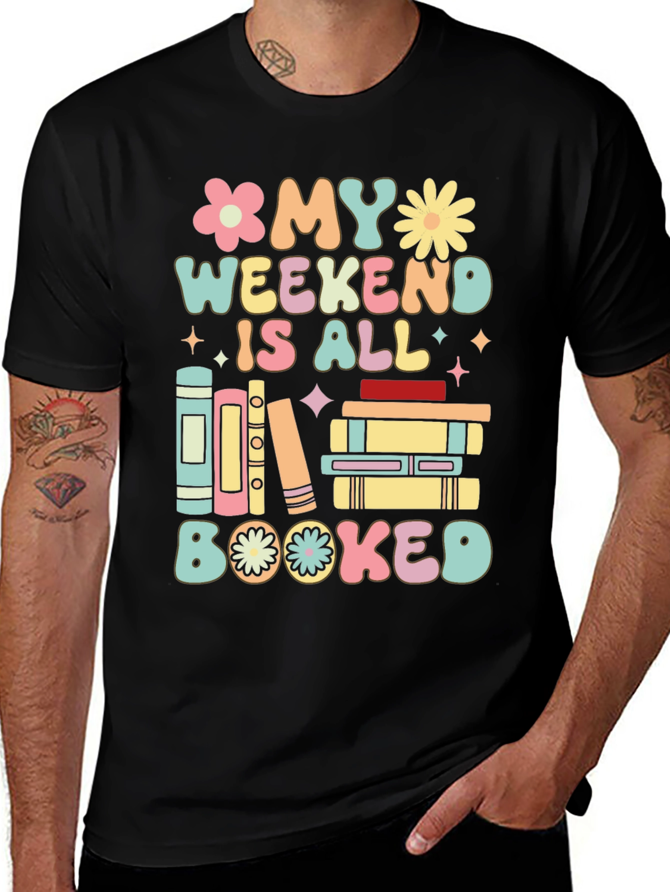 Variant 12 of Booked Weekend Graphic Tee