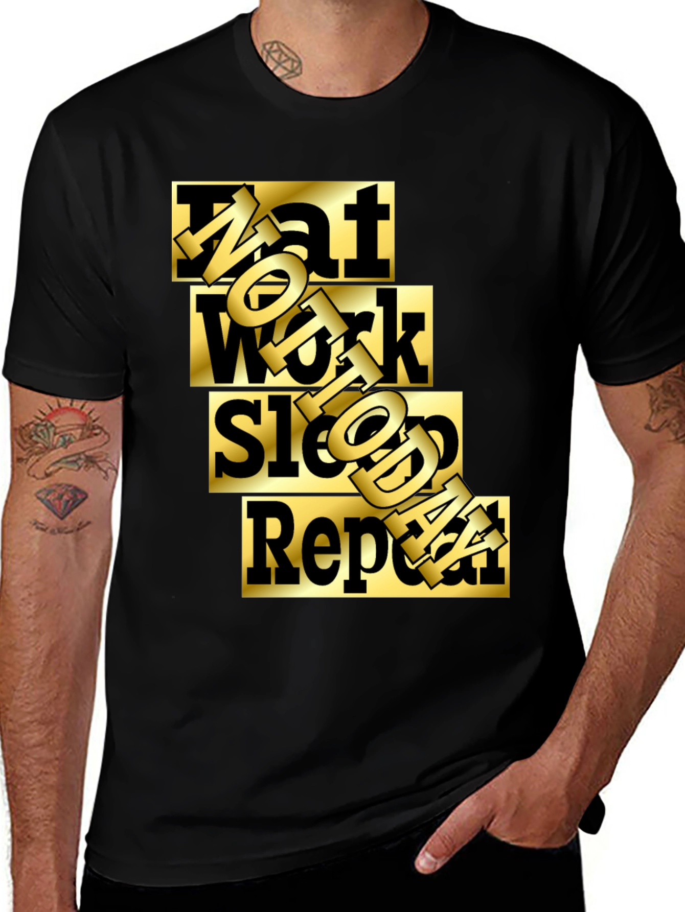 Variant 18 of Eat Work Sleep Repeat T-Shirt