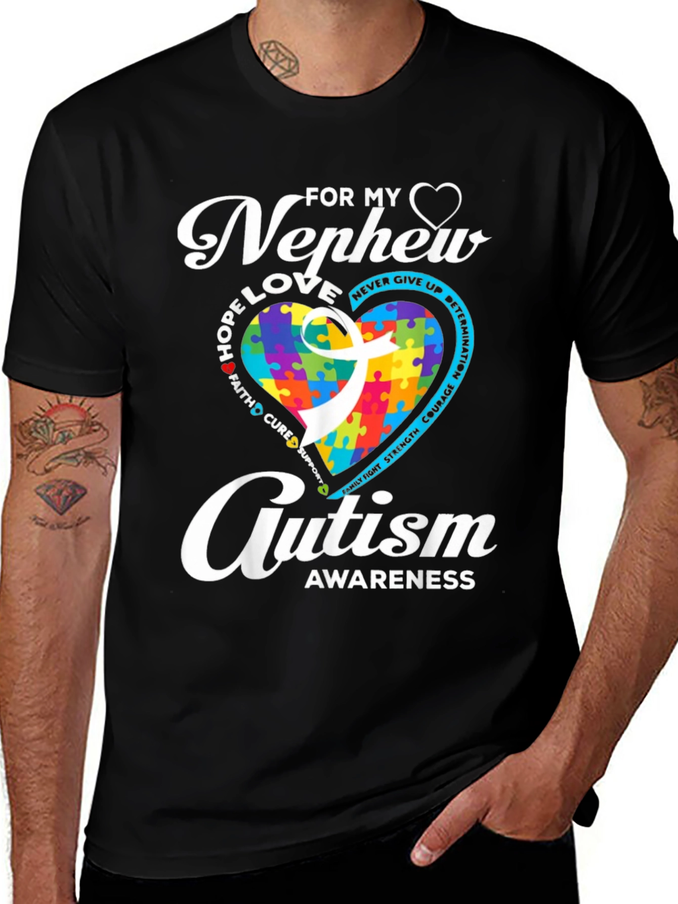 Autism Awareness Nephew T-Shirt