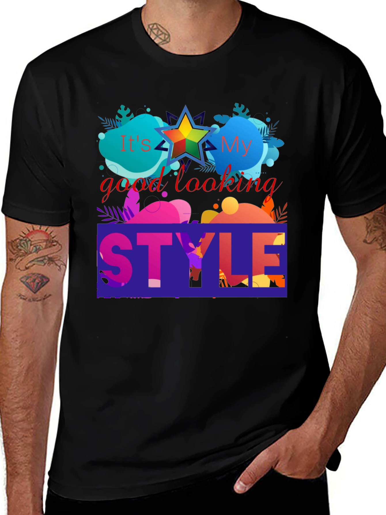 Variant 10 of Good Looking Style T-Shirt, Unique Design