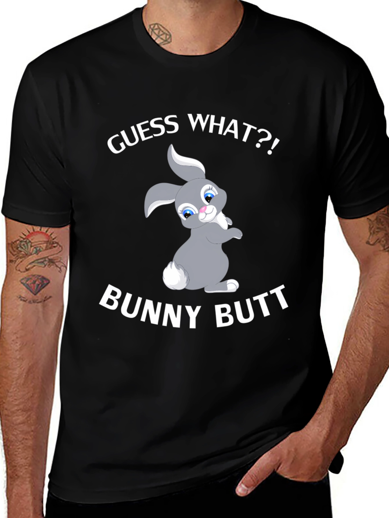 Funny Bunny Butt T-Shirt