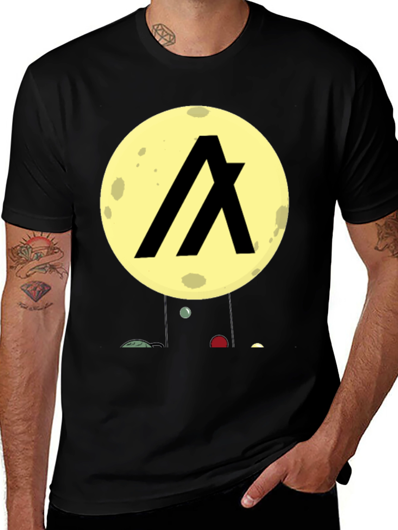 Variant 15 of Algorand Crypto Black Graphic T-Shirt