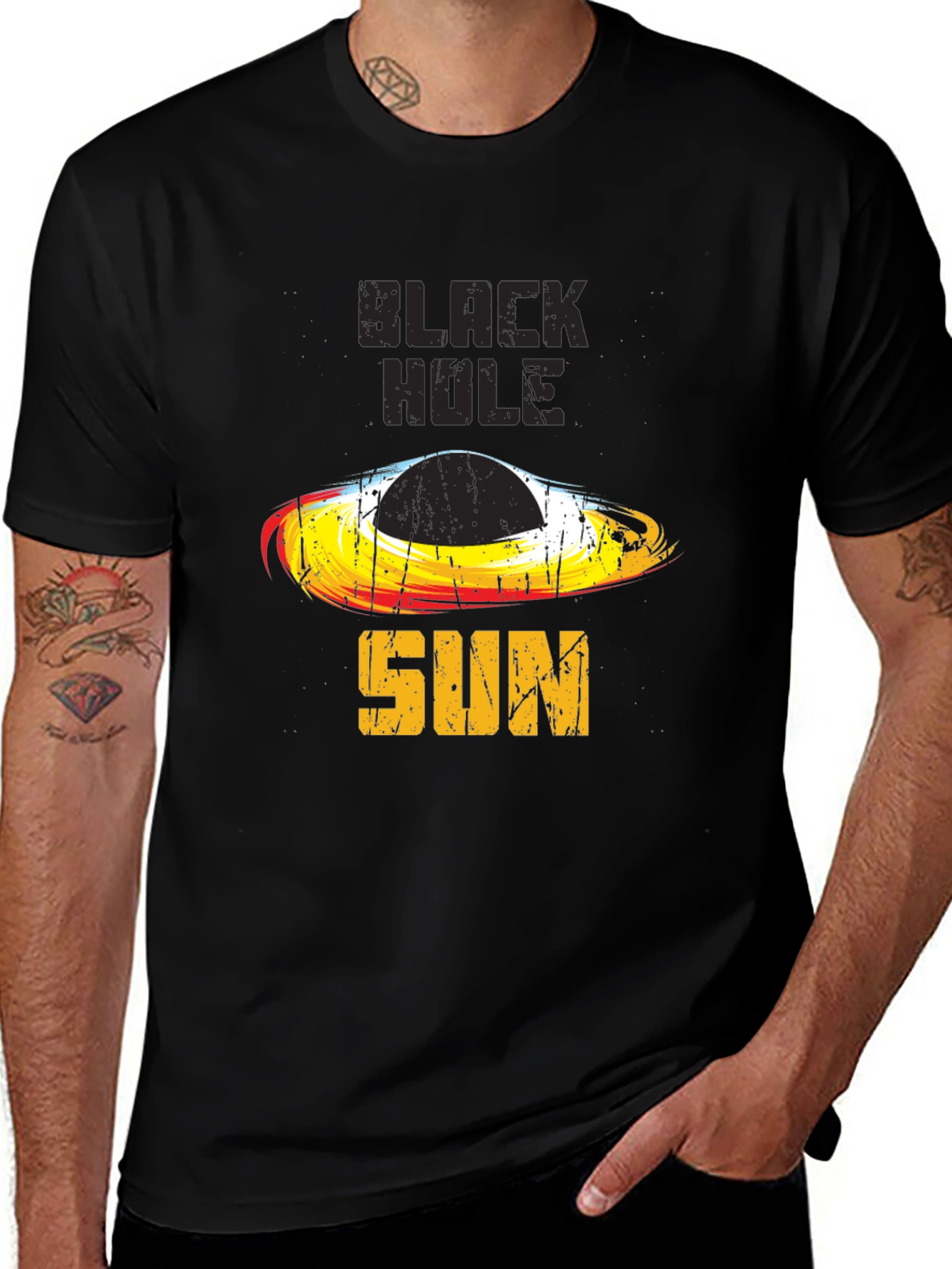 Variant 22 of Black Hole Sun T-Shirt - Sci-Fi Graphic Tee