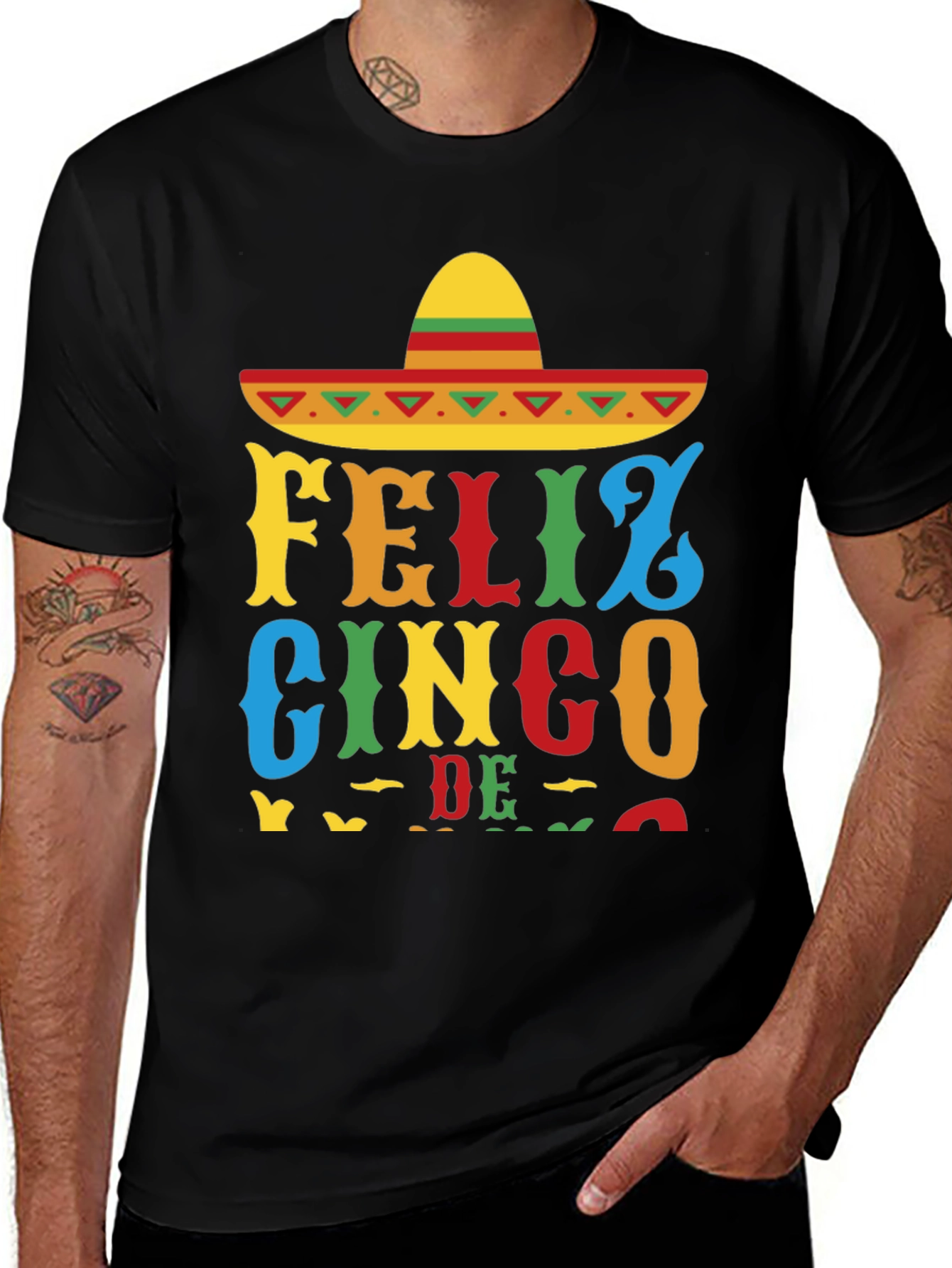 Variant 4 of Festive Cinco de Mayo Graphic Tee