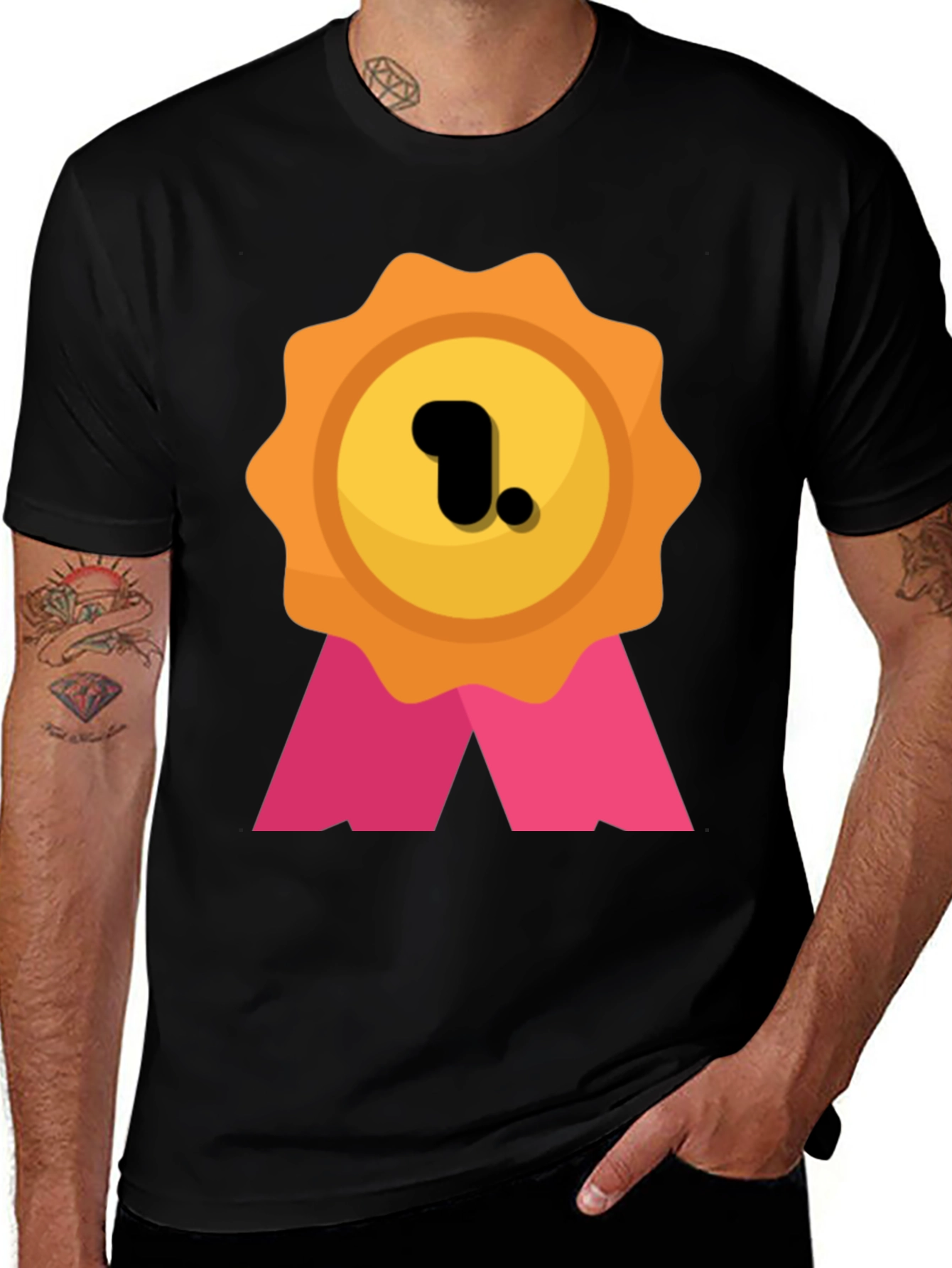 Variant 10 of Winner Graphic Tee - First Place Ribbon Design