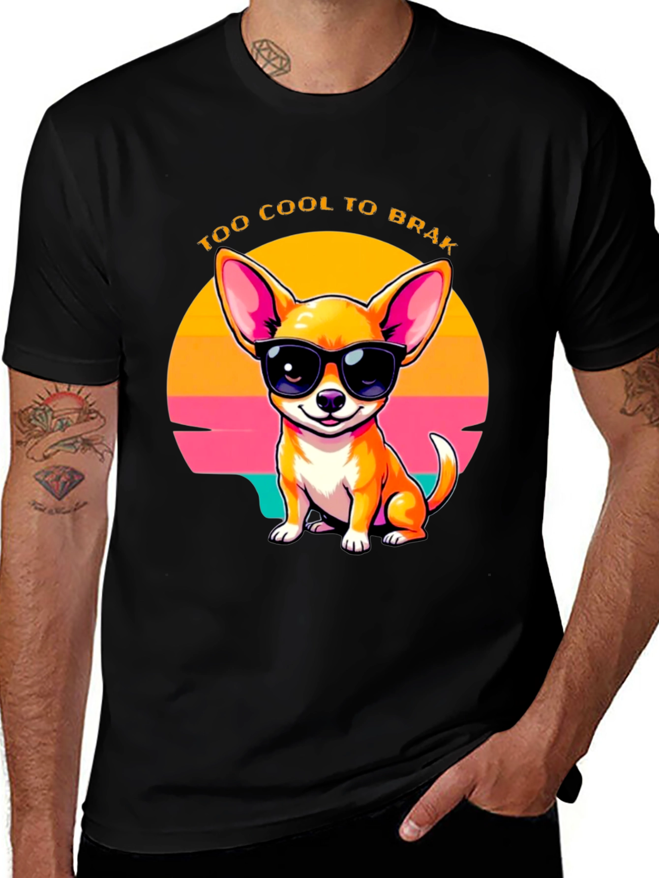 Variant 28 of Cool Dog Graphic Tee - Funny Chihuahua T-Shirt