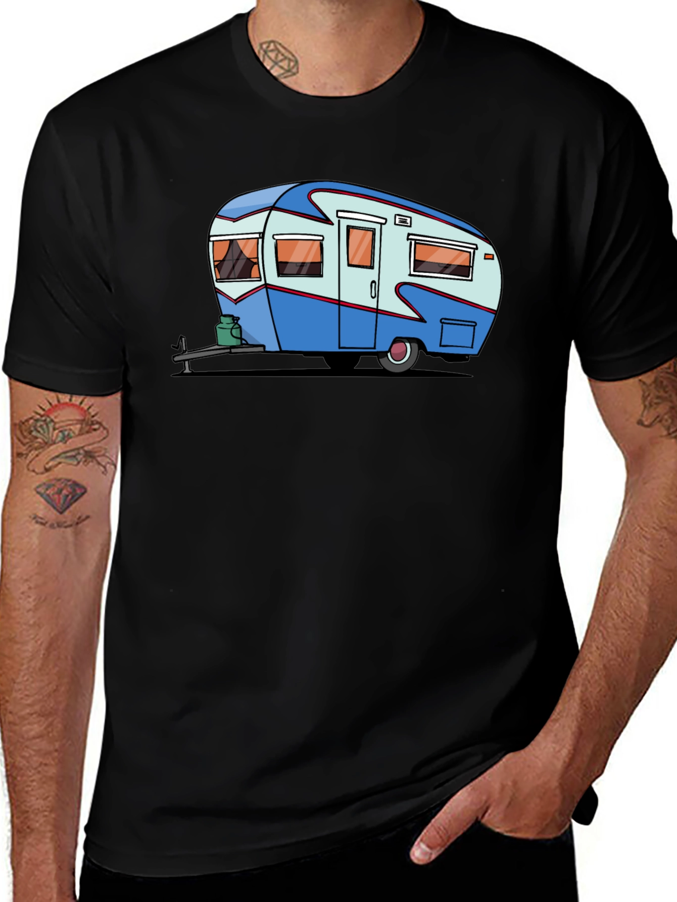 Retro Camper Graphic Tee - Road Trip Ready!