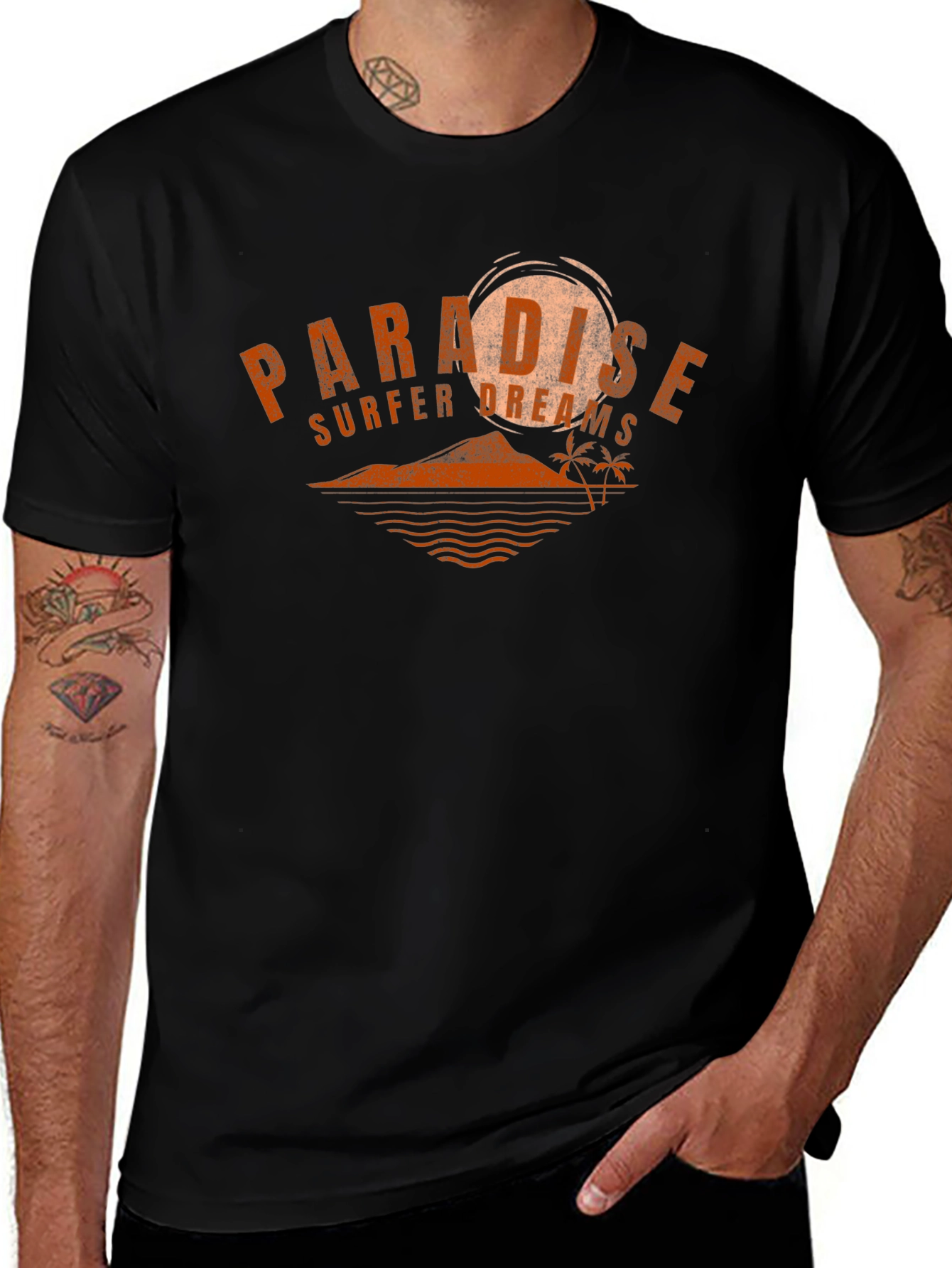 Variant 19 of Paradise Surfer Dreams Graphic T-Shirt