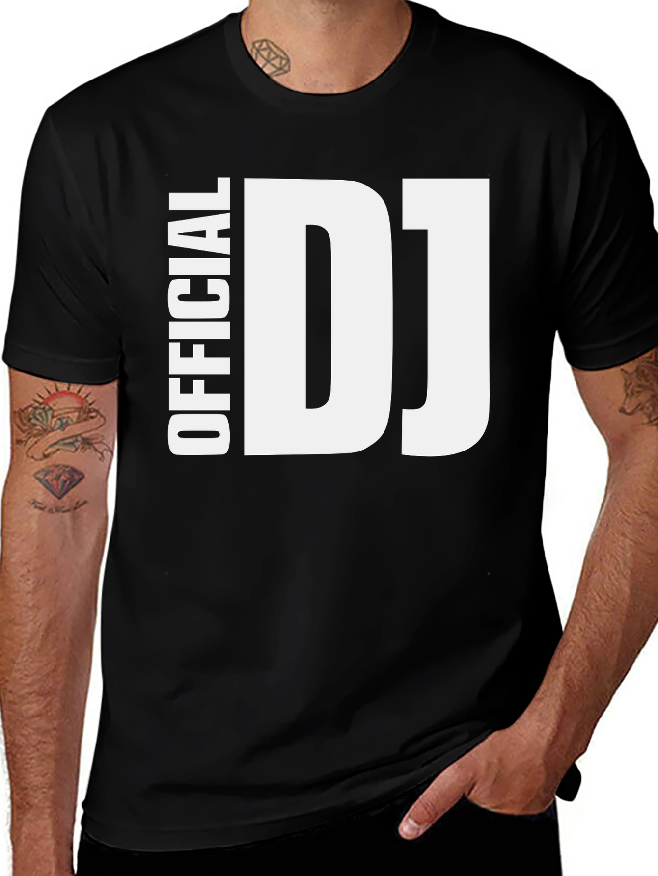 Variant 29 of Official DJ Black T-Shirt