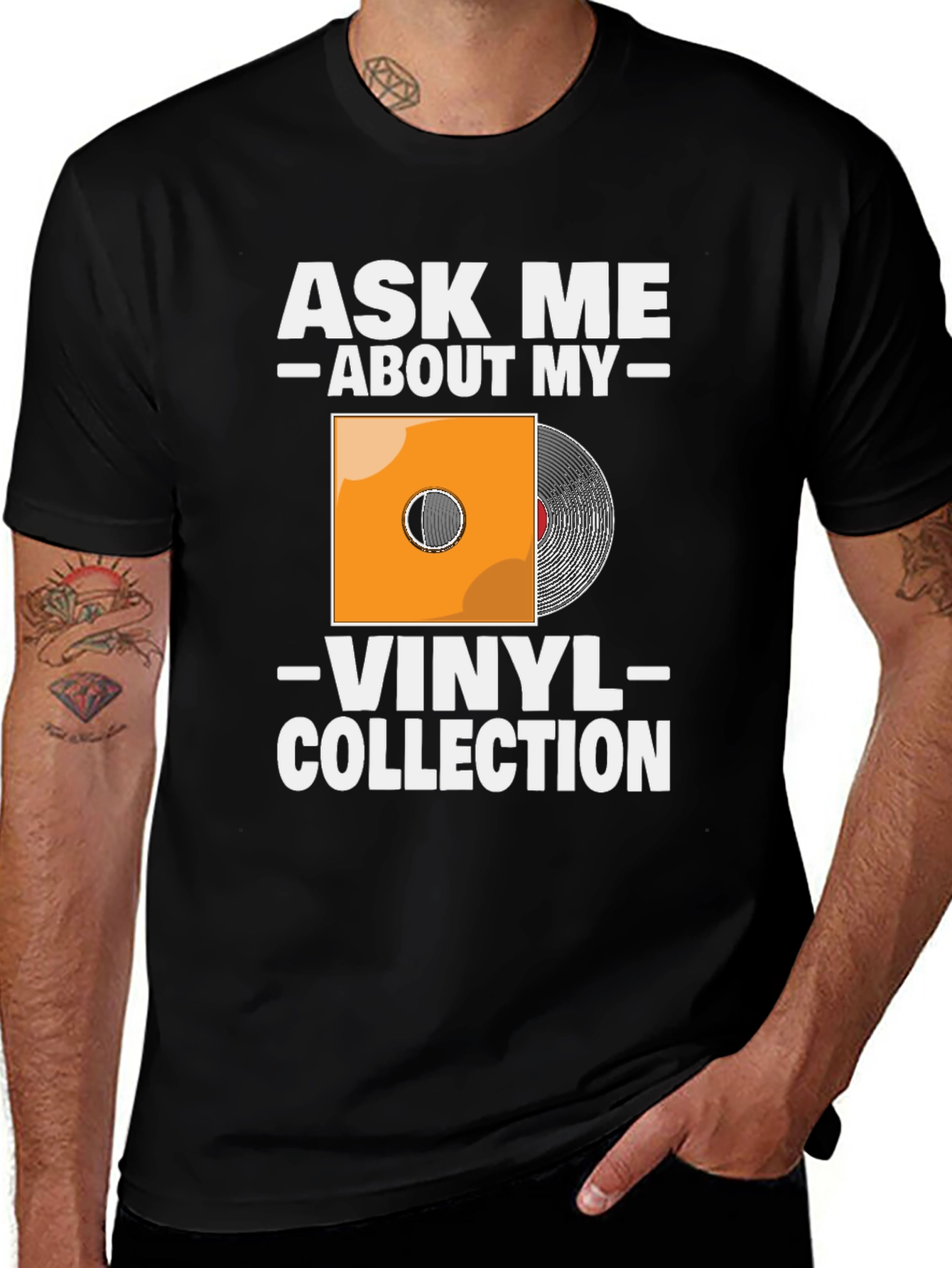 Variant 25 of Ask Me About My Vinyl Collection T-Shirt