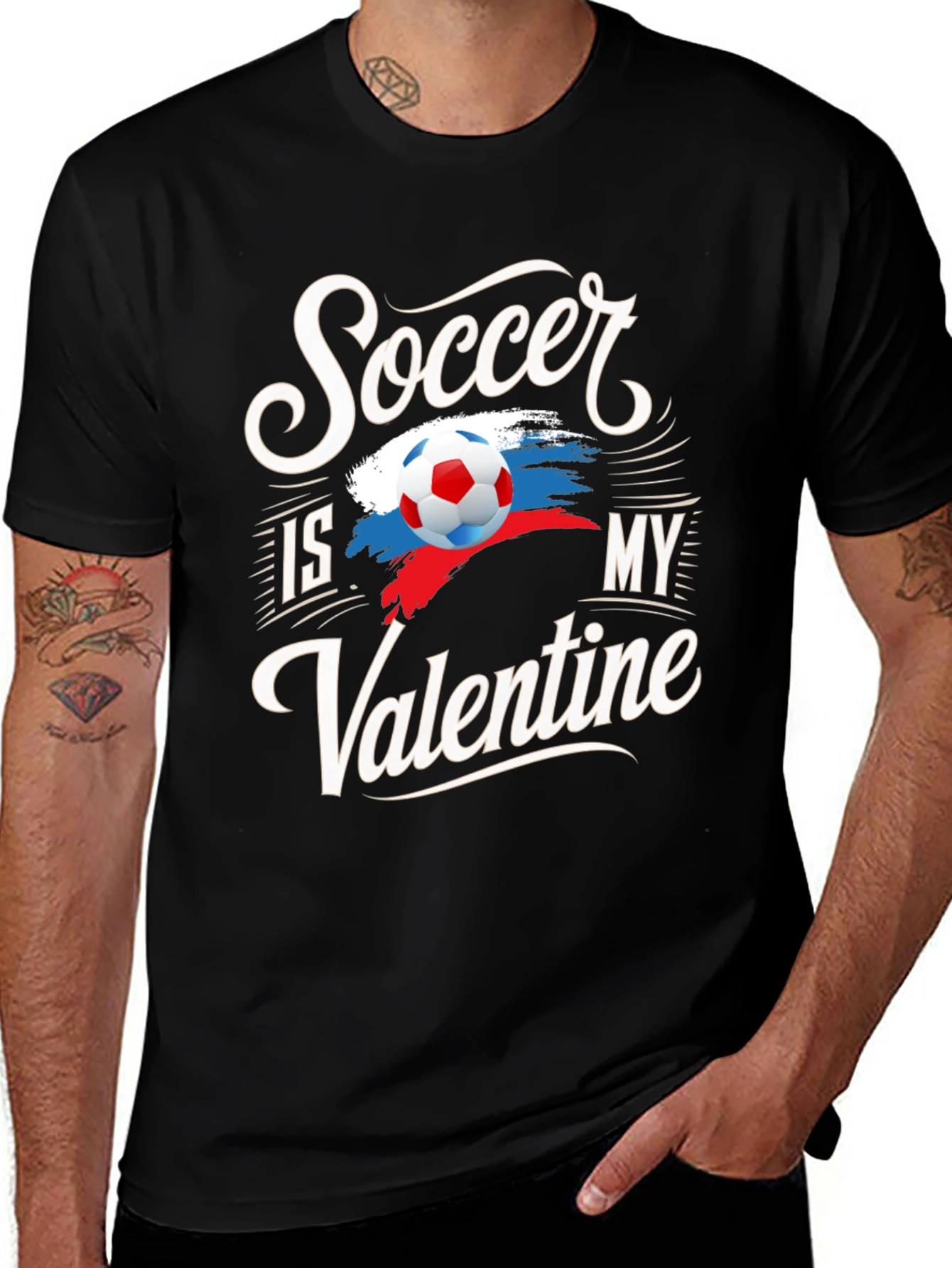 Variant 8 of Soccer Is My Valentine T-Shirt