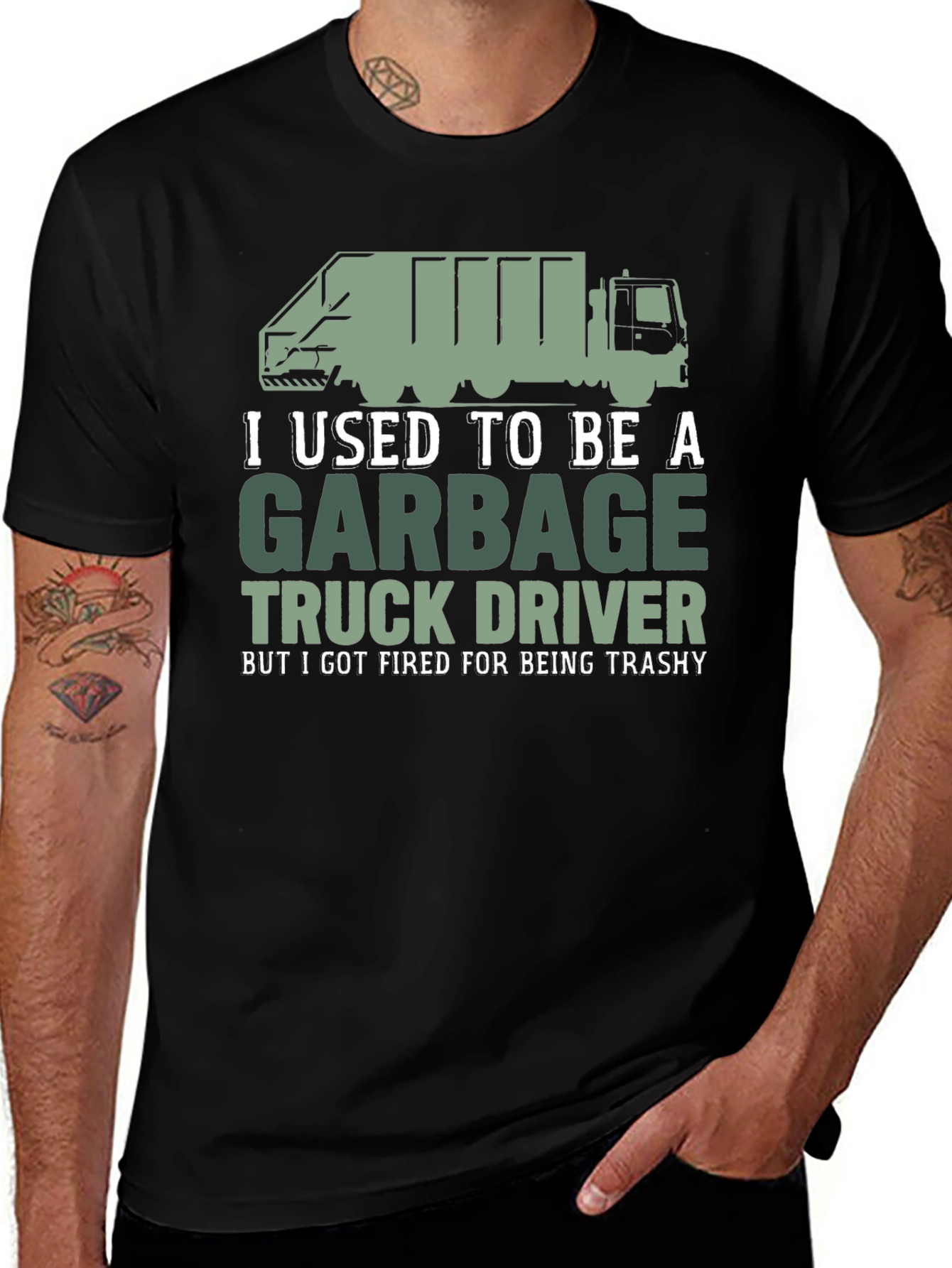 Variant 14 of Garbage Truck Driver Funny T-Shirt