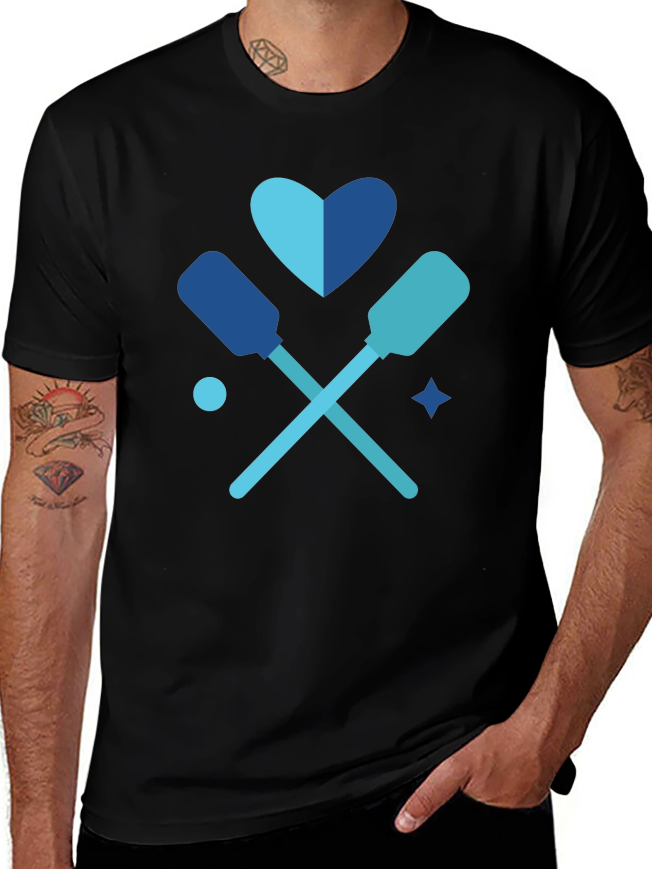 Variant 20 of Rowing Heart T-Shirt - Oar Love