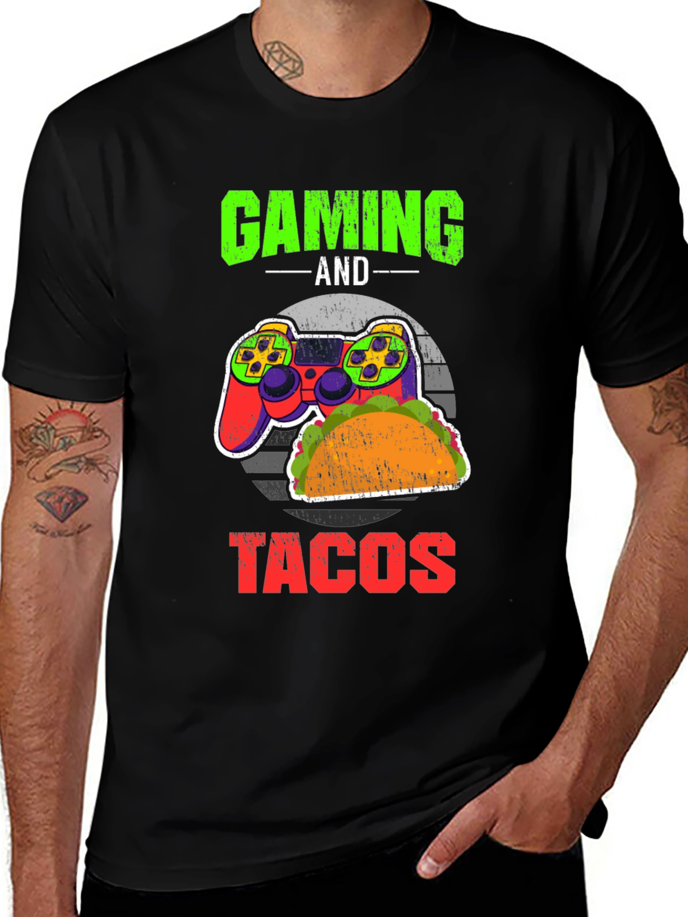 Variant 19 of Gaming & Tacos Graphic Tee