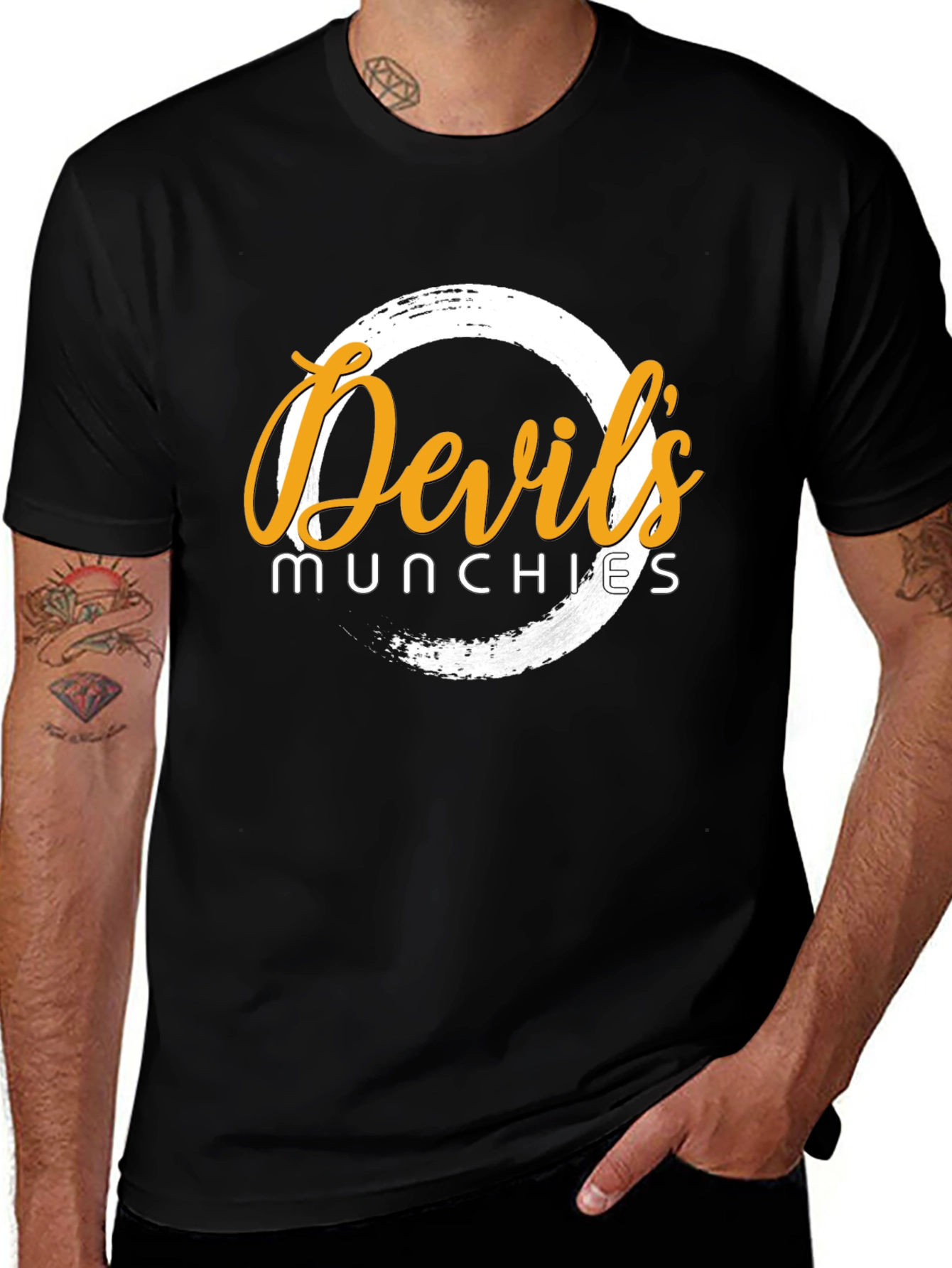 Variant 28 of Devil's Munchies Black Graphic Tee