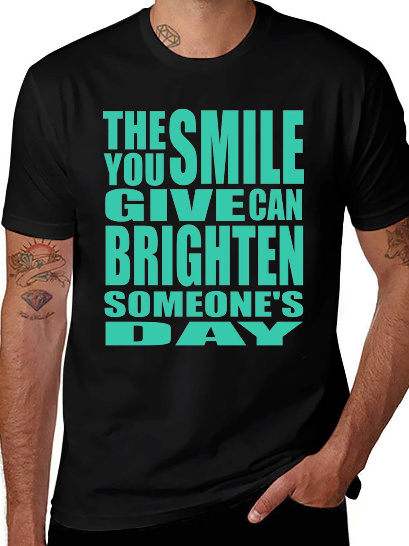 Variant 16 of Smile Brighten Day Graphic T-Shirt