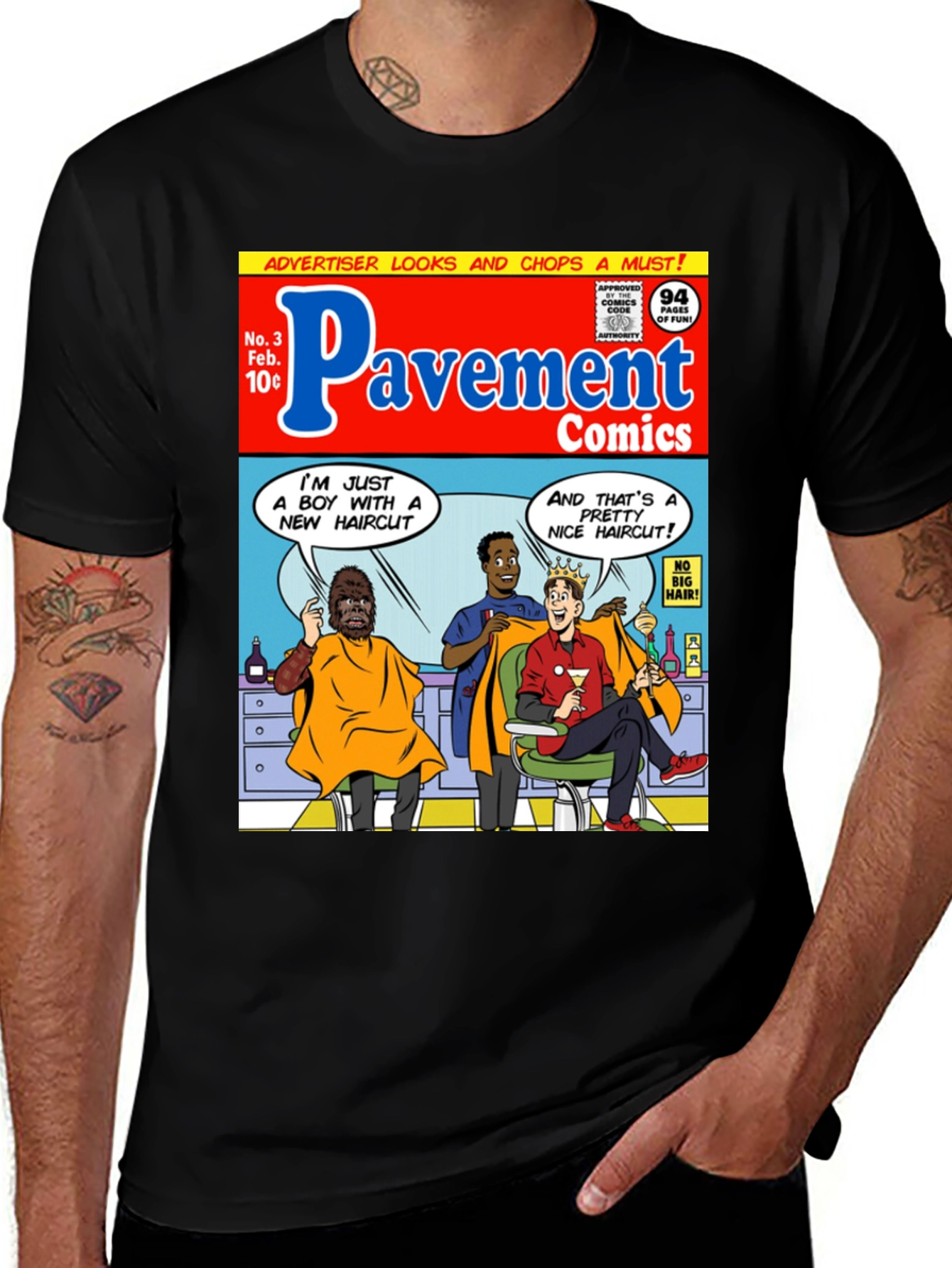 Variant 4 of Pavement Comics Graphic T-Shirt - Trendy Comic Book Tee