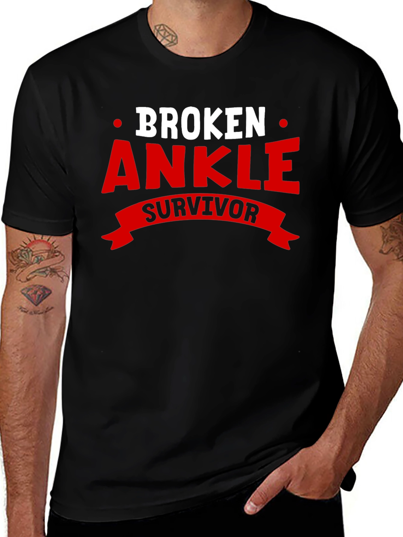 Variant 21 of Broken Ankle Survivor T-Shirt