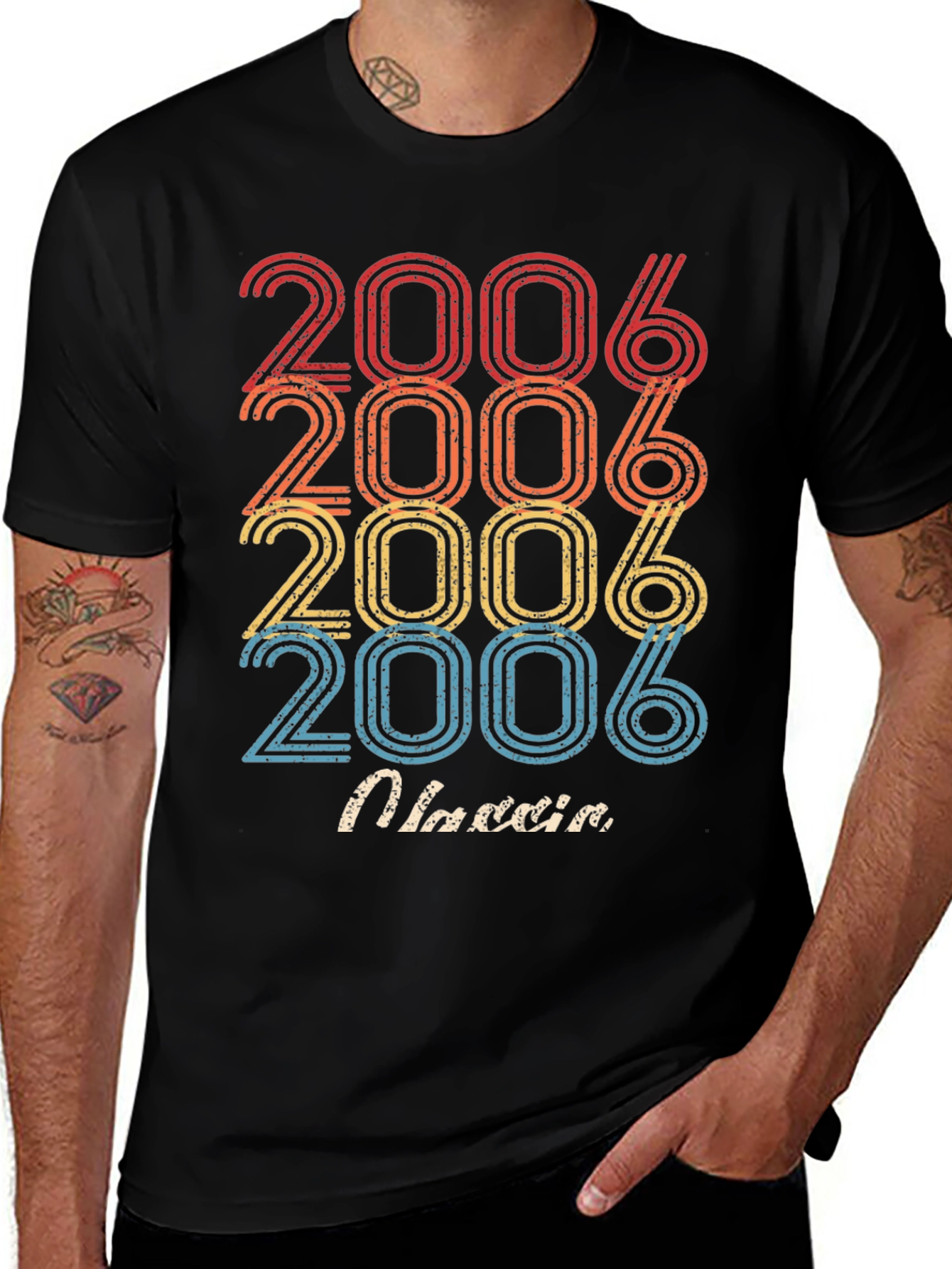 Variant 2 of Retro 2006 Birthday T-Shirt