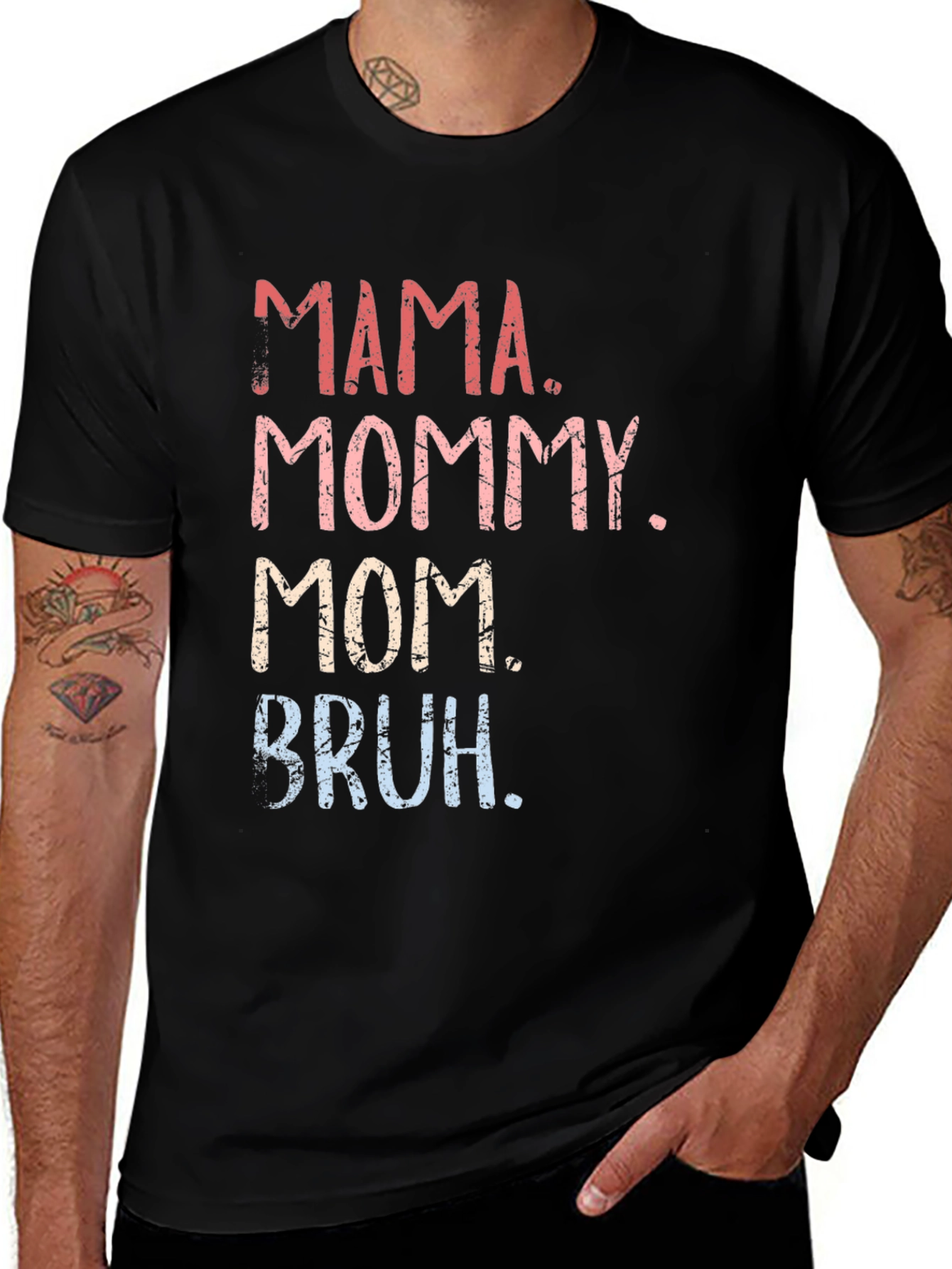 Mama Mommy Mom Bruh T-Shirt - Funny Mother's Day Tee
