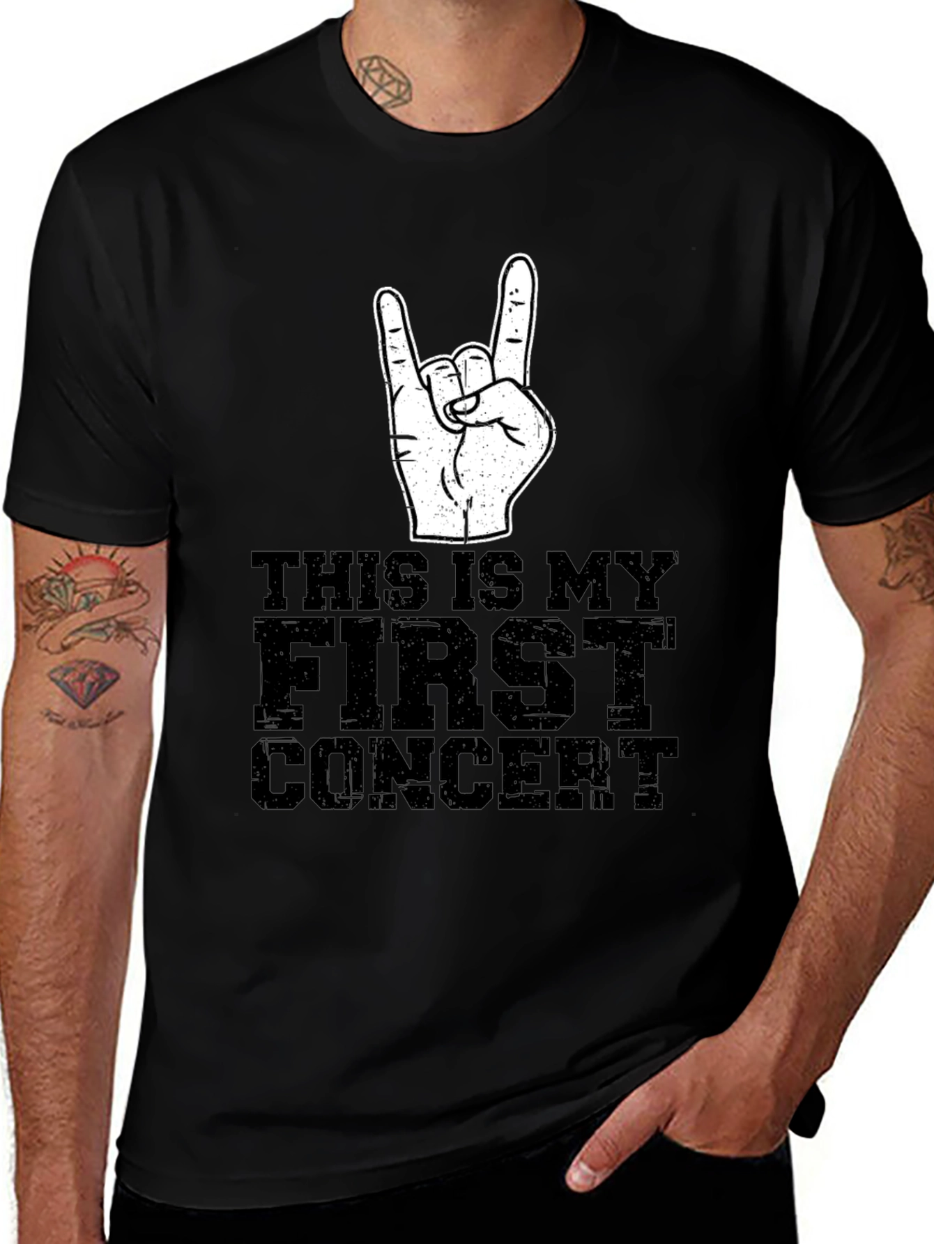 Variant 4 of Rock Concert T-Shirt: This Is My First Concert