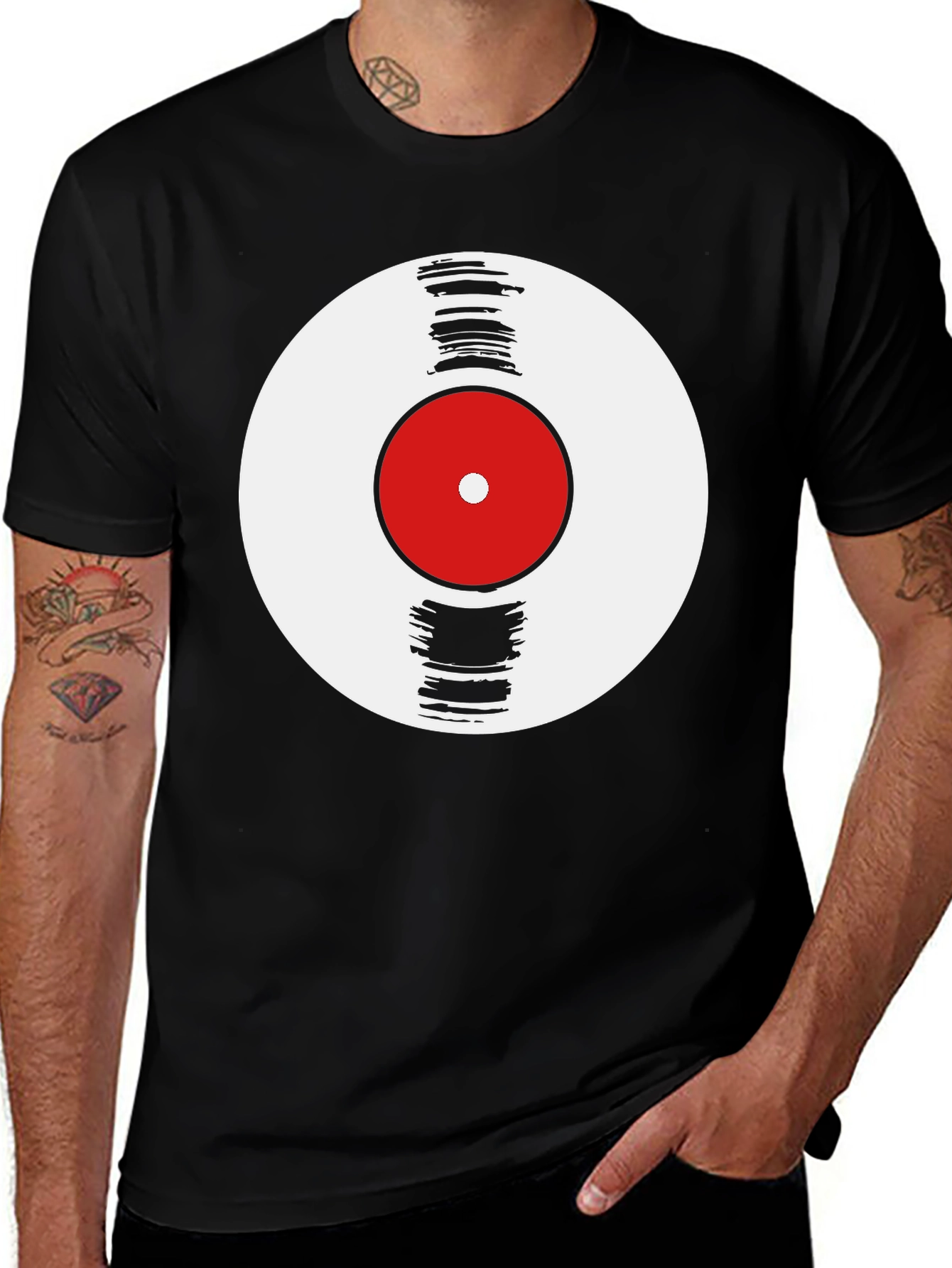 Variant 25 of Vinyl Record Graphic Tee - Retro Music T-Shirt