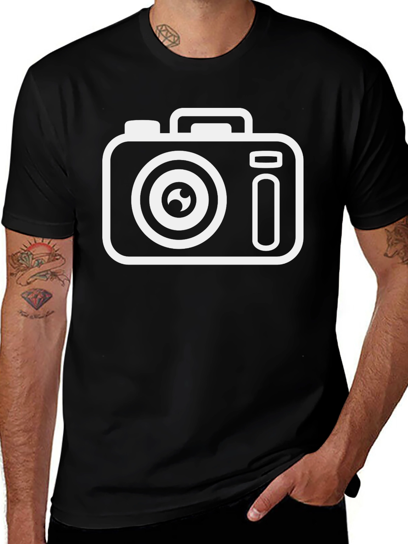 Variant 9 of Camera Graphic T-Shirt - Photography Lover Tee
