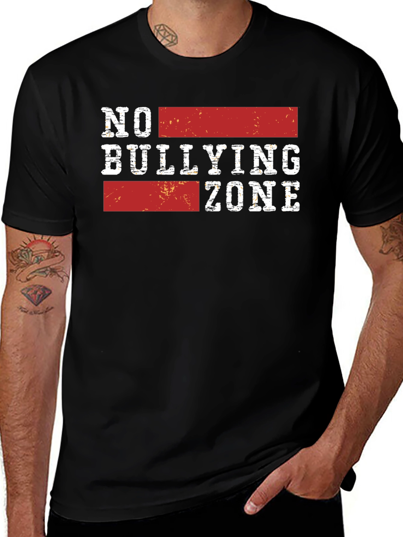 Variant 30 of No Bullying Zone Graphic Tee