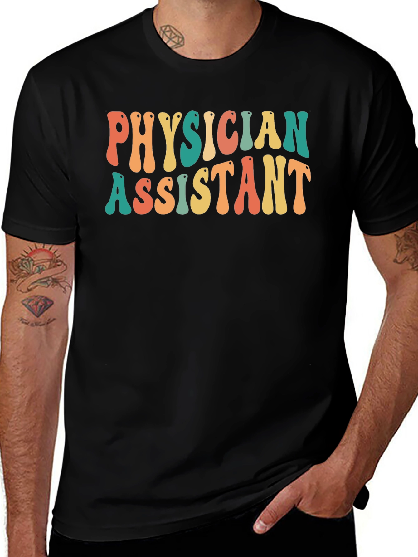 Retro Physician Assistant Graphic Tee