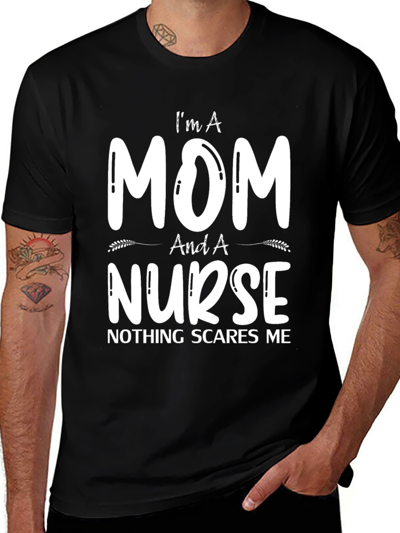 Variant 18 of I'm A Mom And A Nurse T-Shirt
