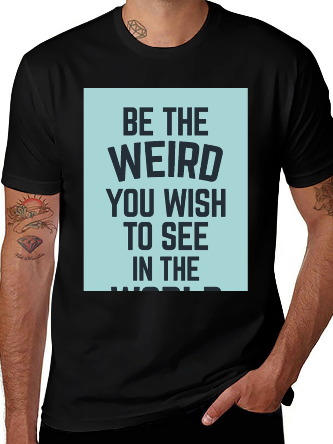 Variant 15 of Be the Weird T-Shirt - Dark Humor Tee