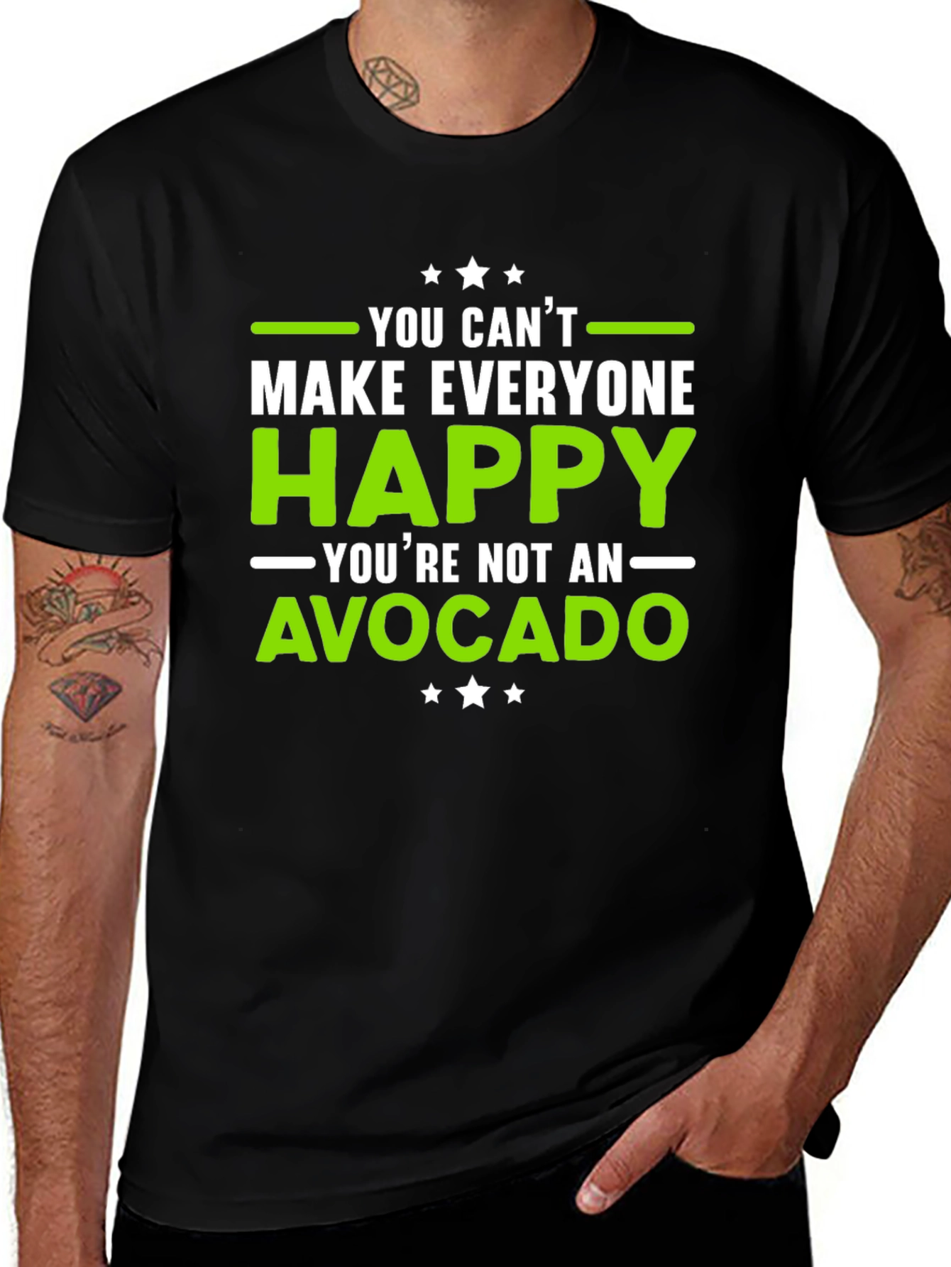 Variant 19 of Funny Avocado T-Shirt - You Can't Make Everyone Happy