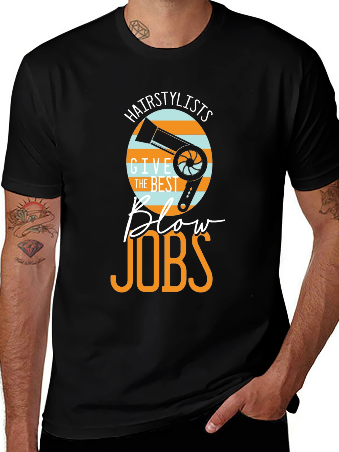 Variant 4 of Hair Stylists Blow Jobs T-Shirt