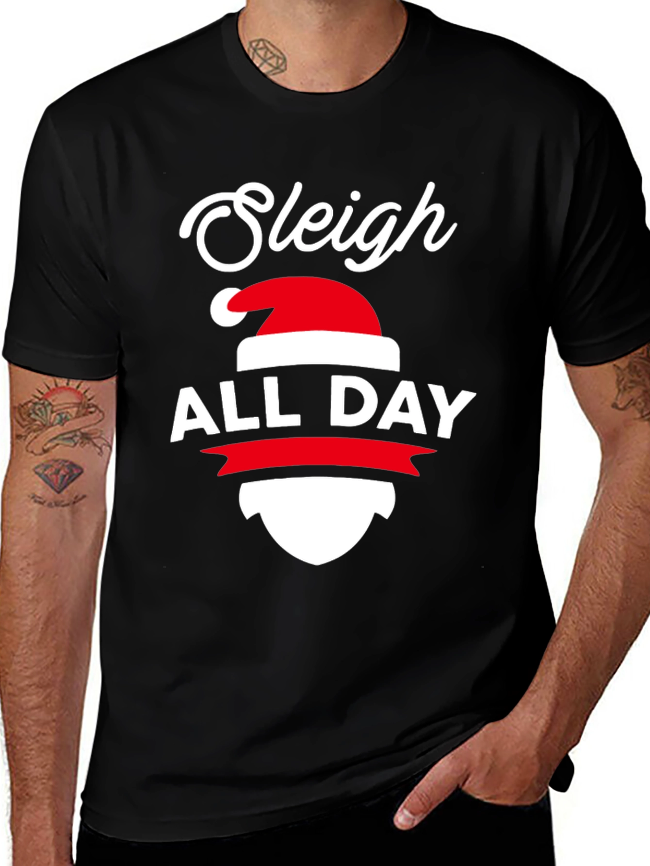 Sleigh All Day Christmas T-Shirt