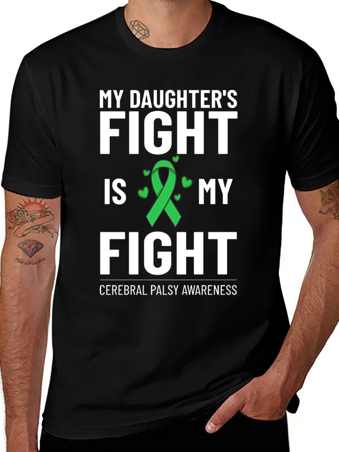 My Daughter's Fight Cerebral Palsy Awareness T-Shirt