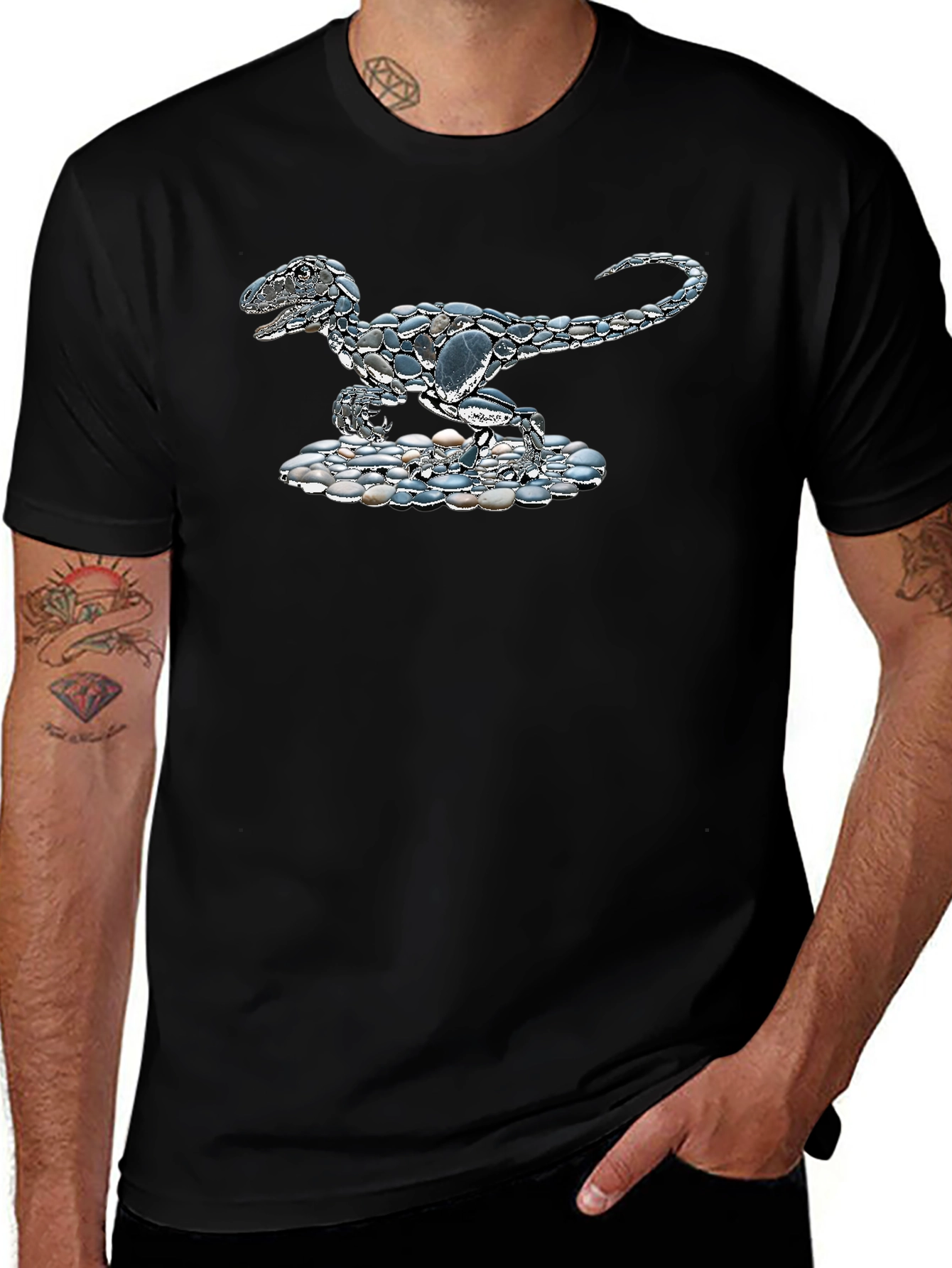 Variant 30 of Stone Raptor Graphic T-Shirt