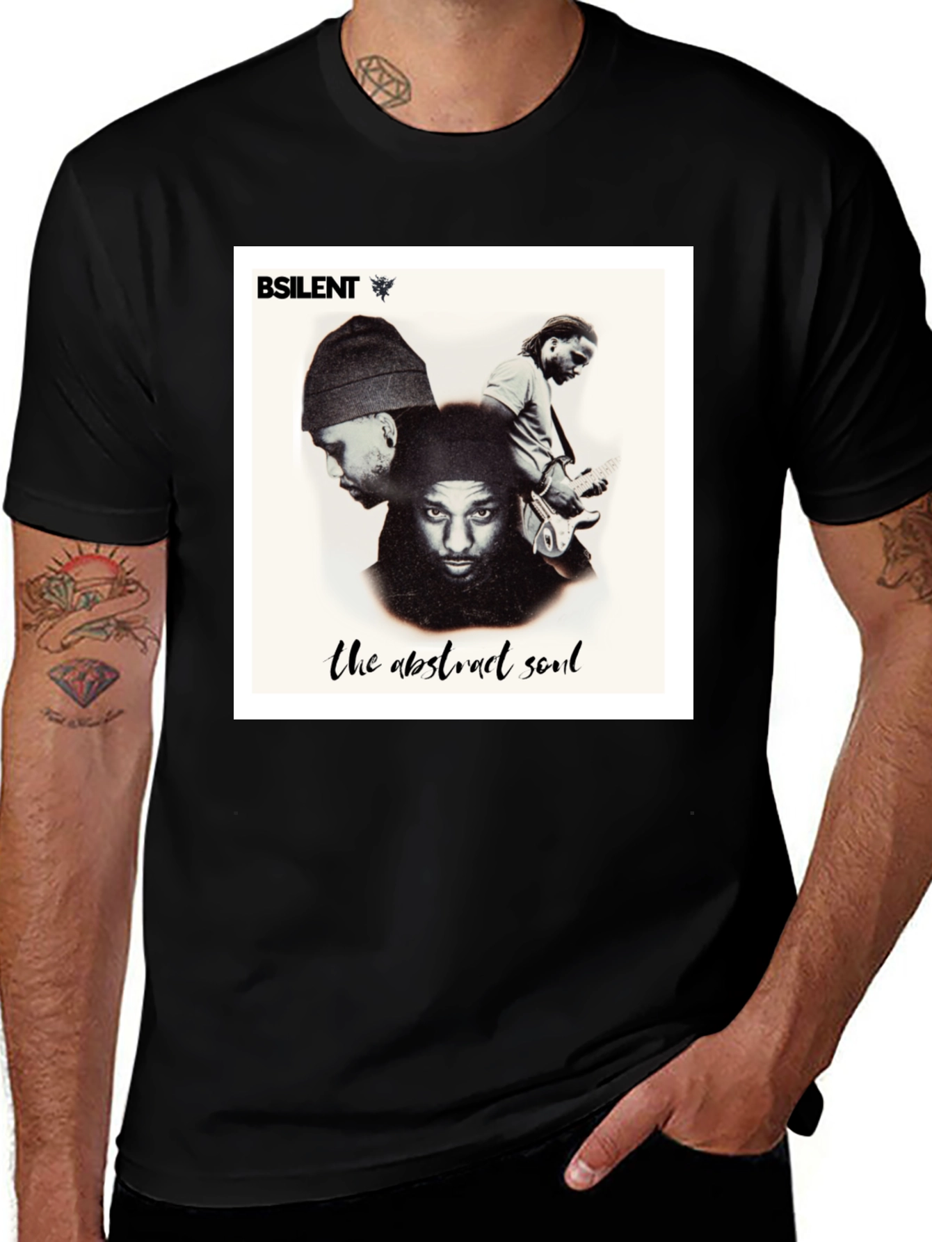 Variant 10 of BSilent The Abstract Soul Black T-Shirt